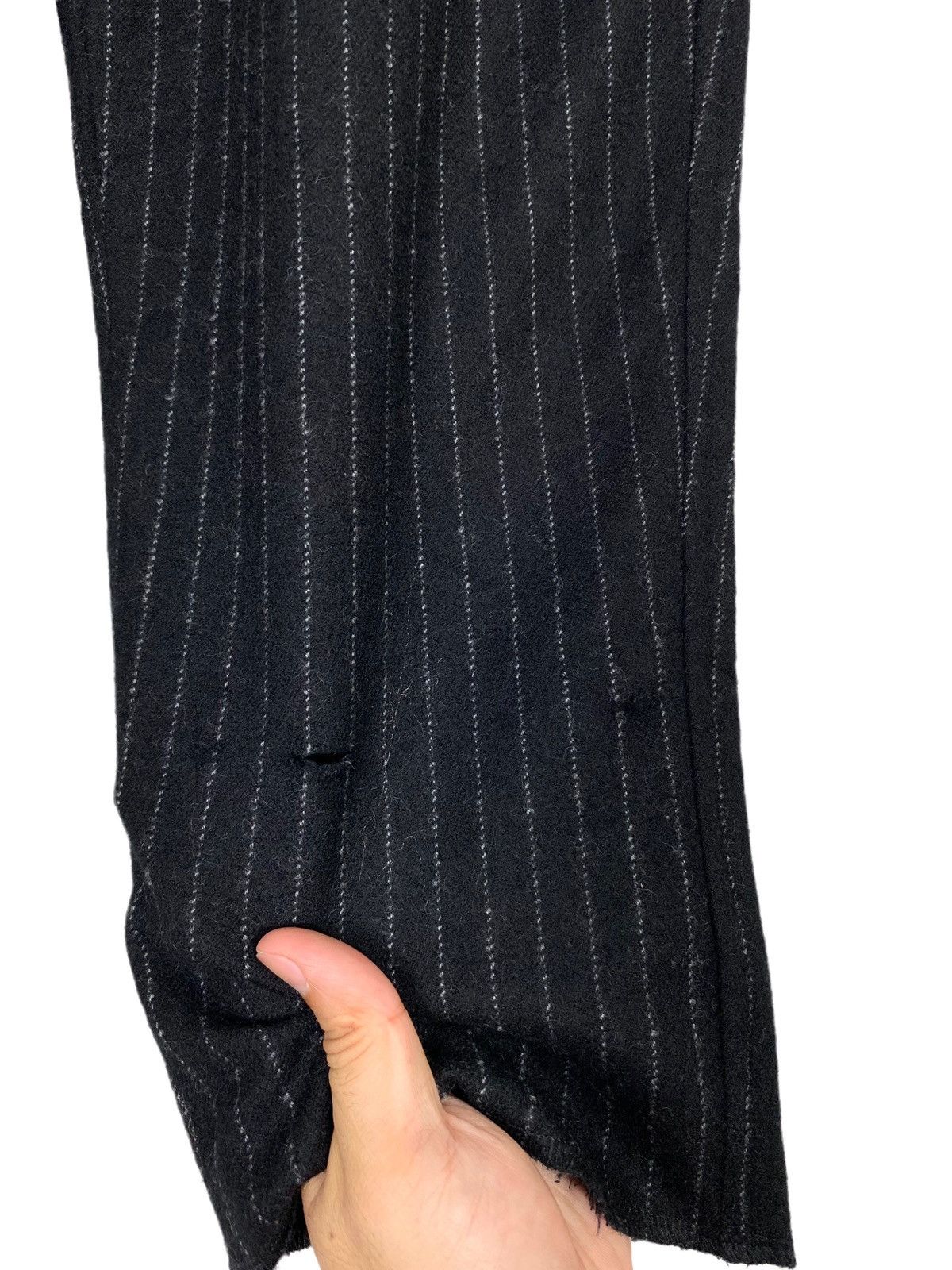 Comme des Garcons Black LAST DROP Vtg Comme des Garcons Black Wool Pants Stripe Size US 30 / EU 46 - 7 Thumbnail