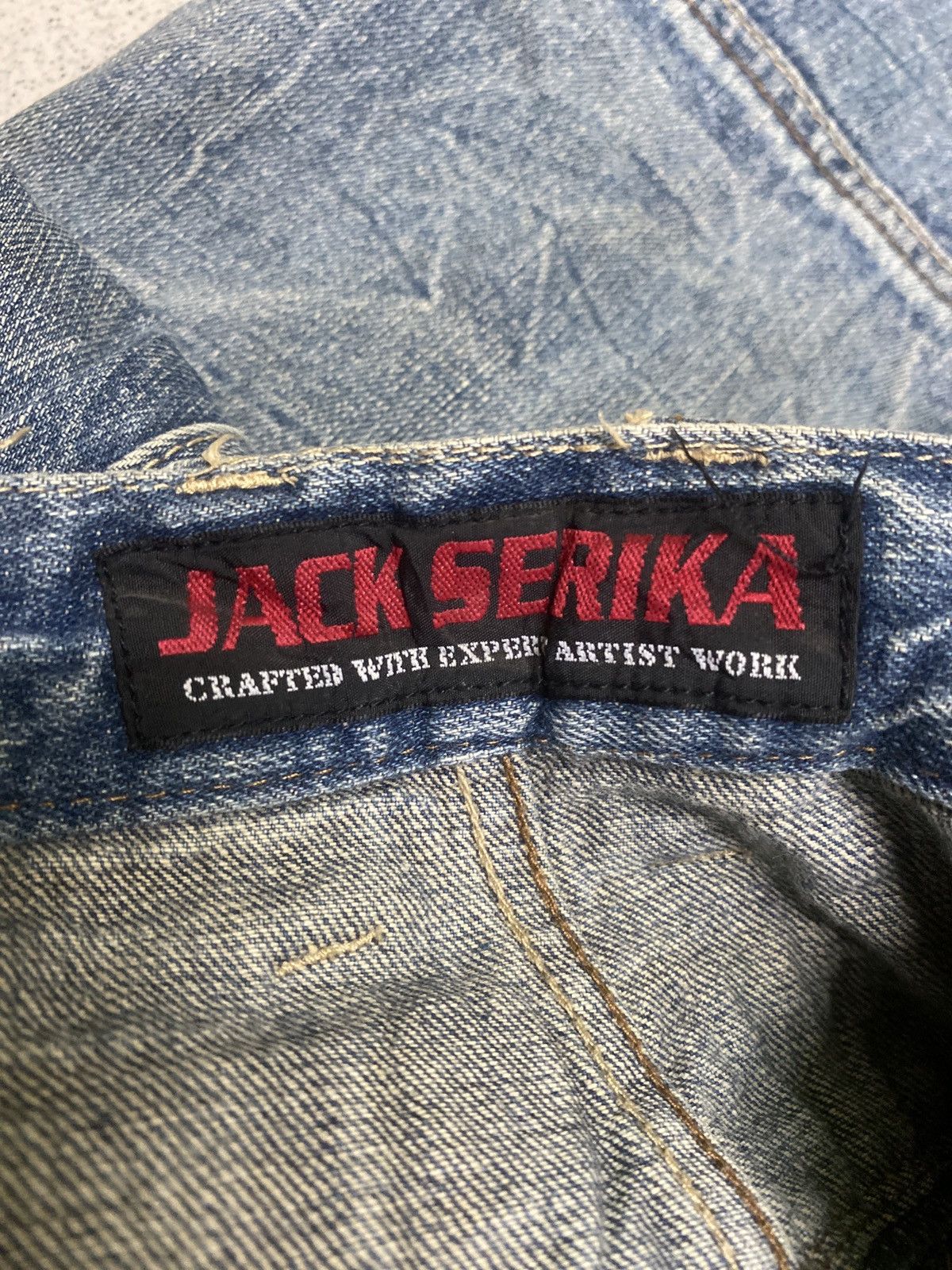 Le Grande Bleu (L.G.B.) JACK SERIKA DOUBLE WAIST ACID MUD WASH DENIM Size US 28 / EU 44 - 13 Thumbnail