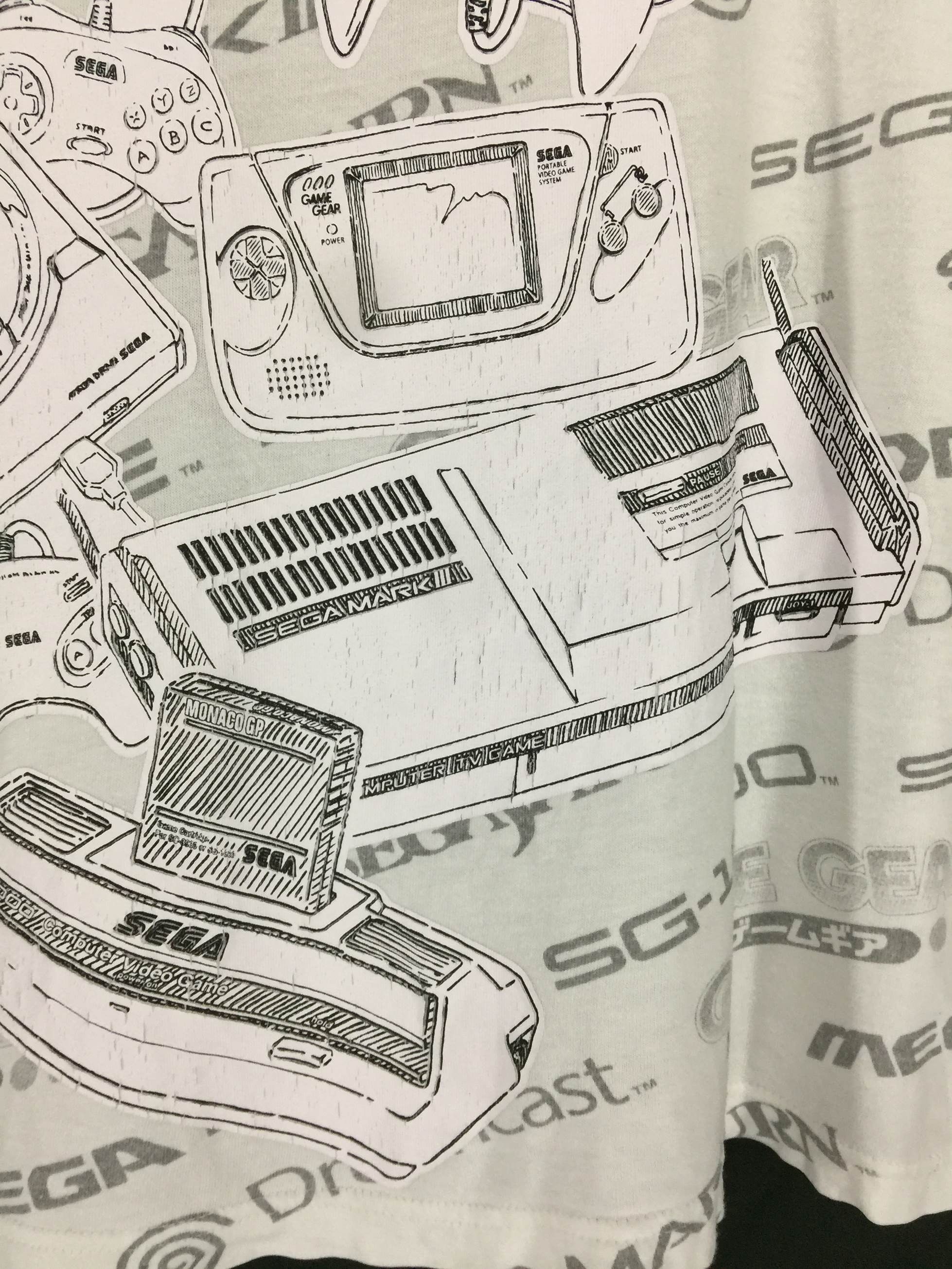 Playstation × Vintage Sega console vintage all over print shirt Size US M / EU 48-50 / 2 - 5 Thumbnail
