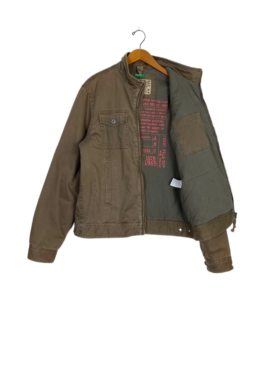 Rare‼️ United Colors of Benetton Windproofing Military Jacket