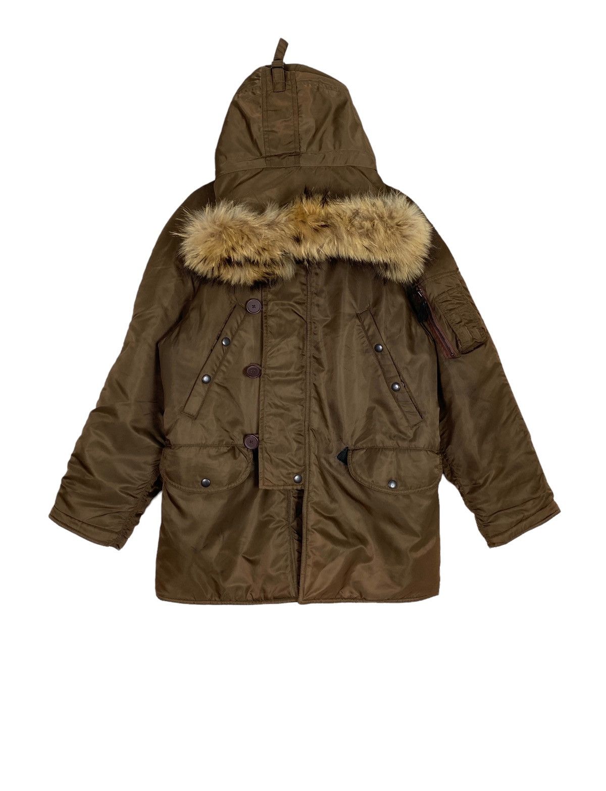 Avirex Rare‼️ Avirex Officer’s Uniform Down Parka Fur Hoodie Size US XS / EU 42 / 0 - 1 Thumbnail