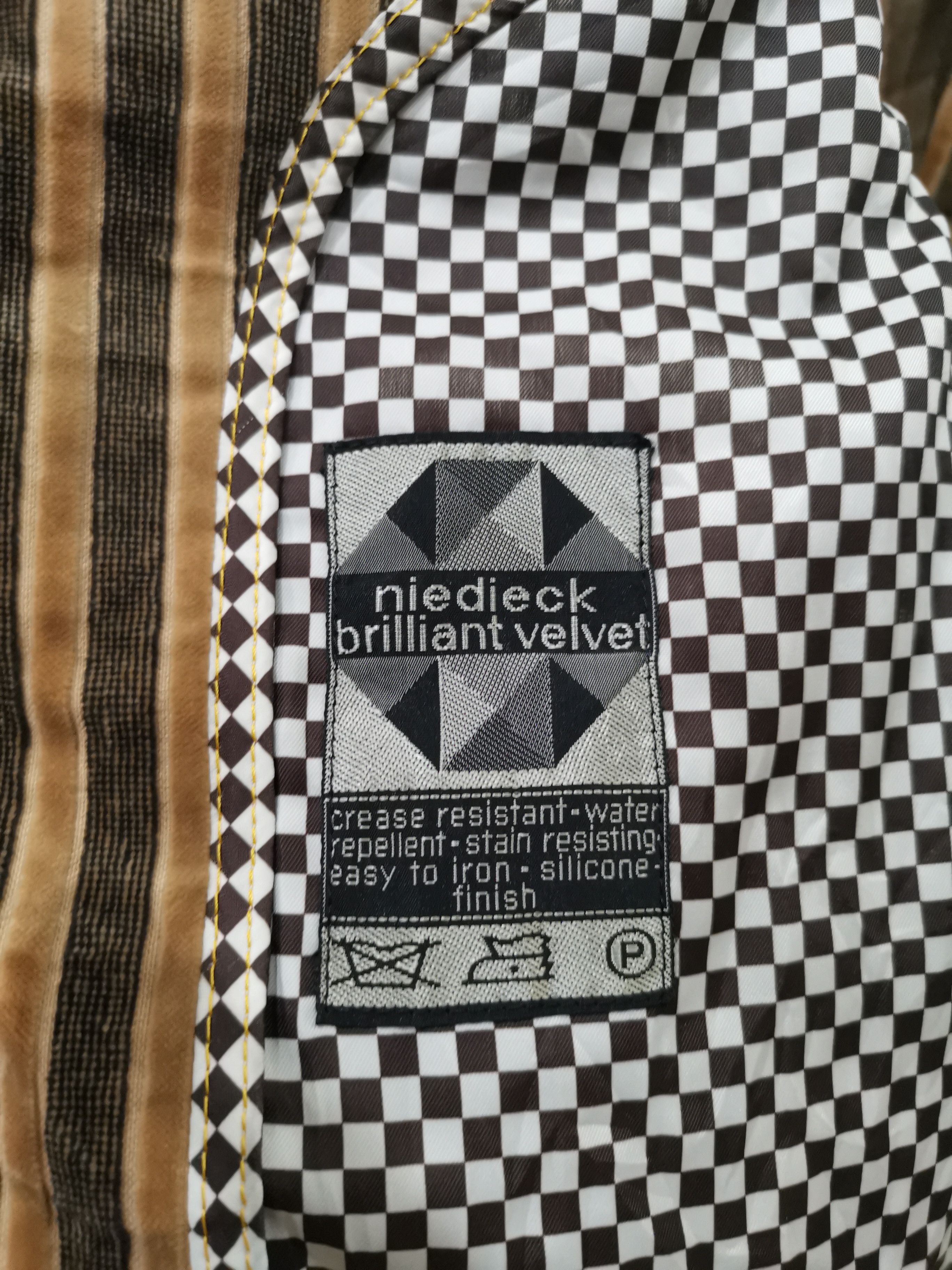 Japanese Brand Vintage Niedieck Brilliant Velvet Coat Size US L / EU 52-54 / 3 - 9 Thumbnail