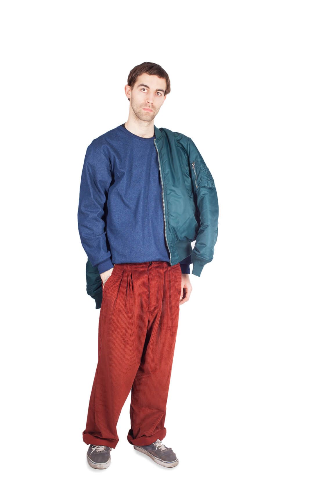 Bless Bless N°52 denim sweater Size US L / EU 52-54 / 3 - 5 Thumbnail