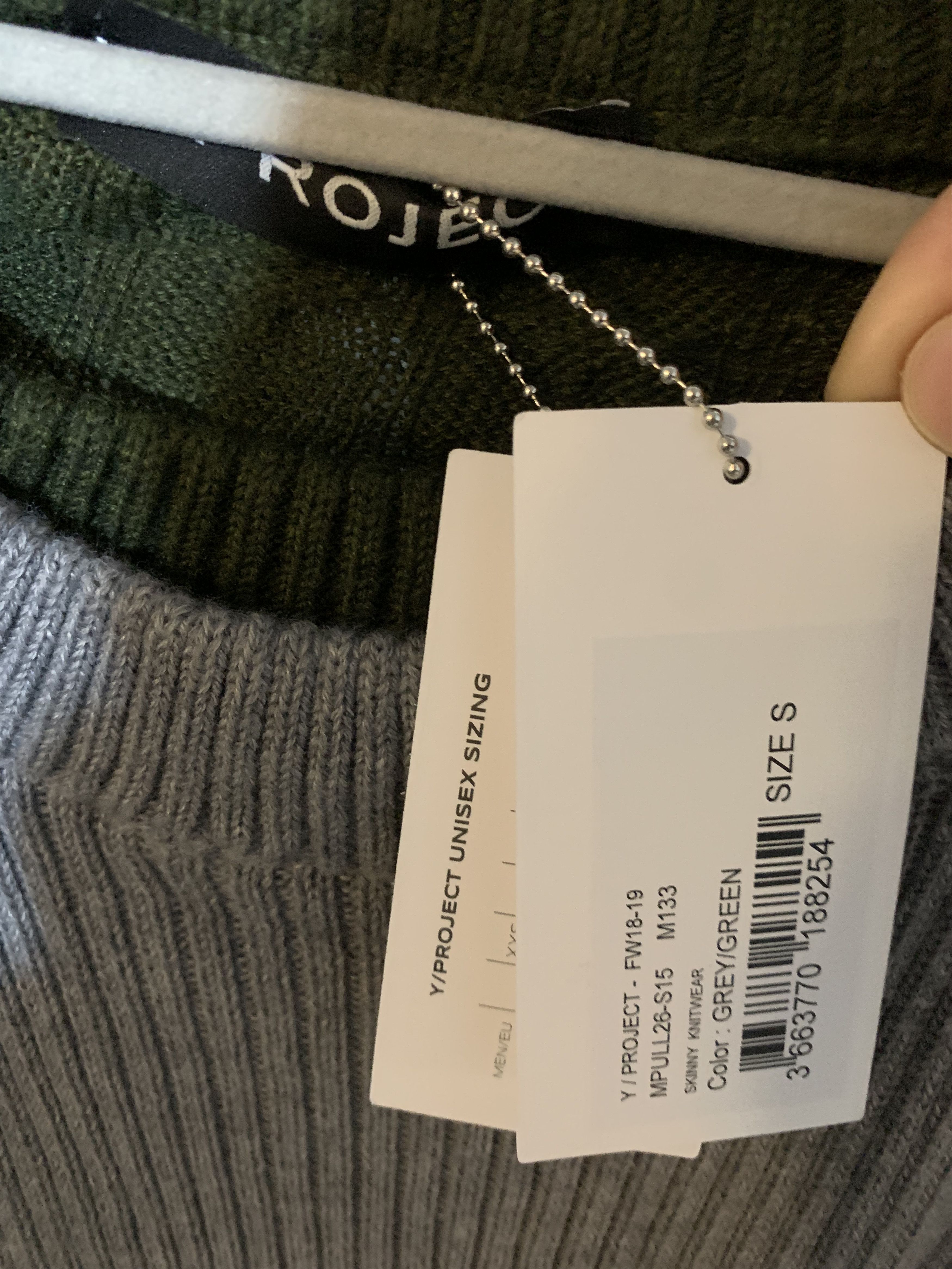 Y/Project y/project skinny knitwear Size US S / EU 44-46 / 1 - 5 Thumbnail