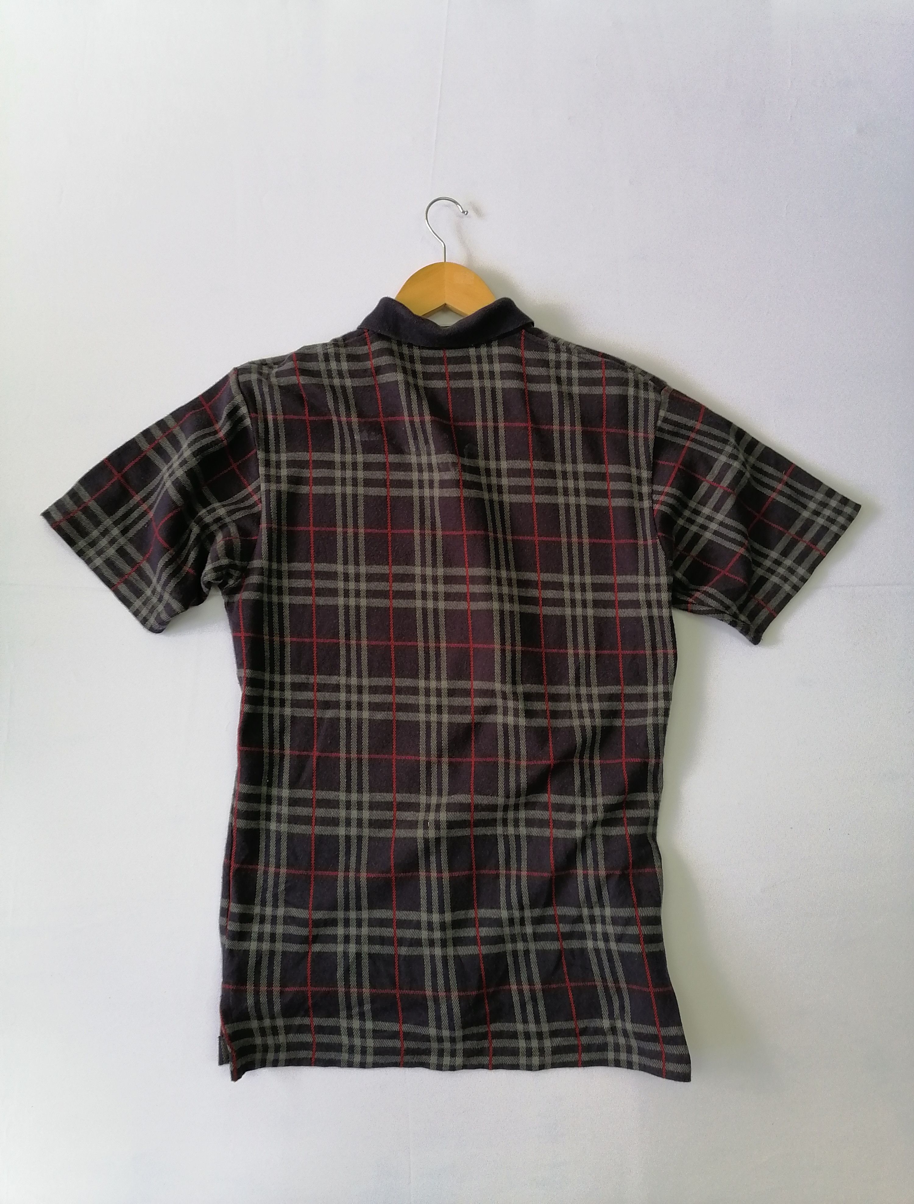 Burberry Vintage Burberry Nova Check Polo Tee Size US M / EU 48-50 / 2 - 2 Thumbnail