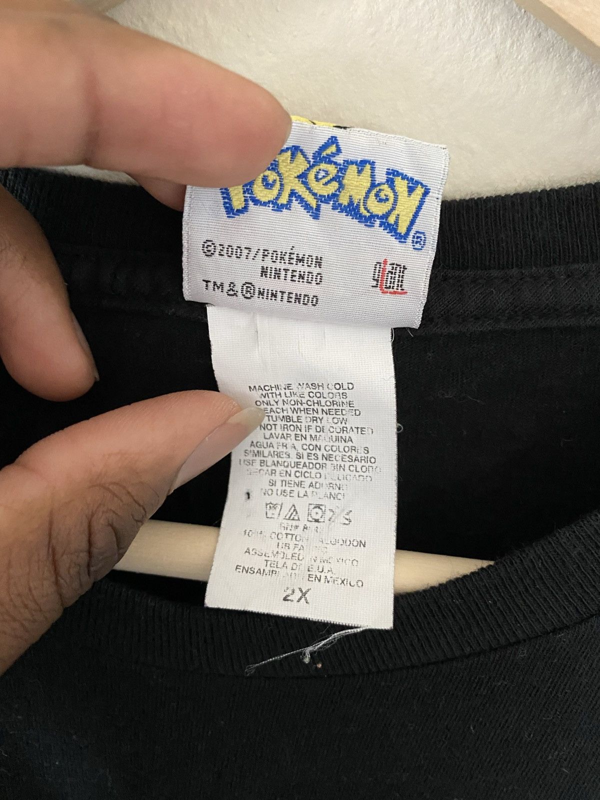 Vintage 2007 POKEMON Promo "Sinnoh Region" Nintendo Shirt Size US XXL / EU 58 / 5 - 2 Thumbnail