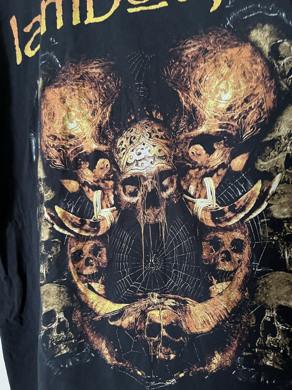 Vintage Vintage Y2K 'Lamb of God' graphic band T shirt Size US XXL / EU 58 / 5 - 7 Thumbnail