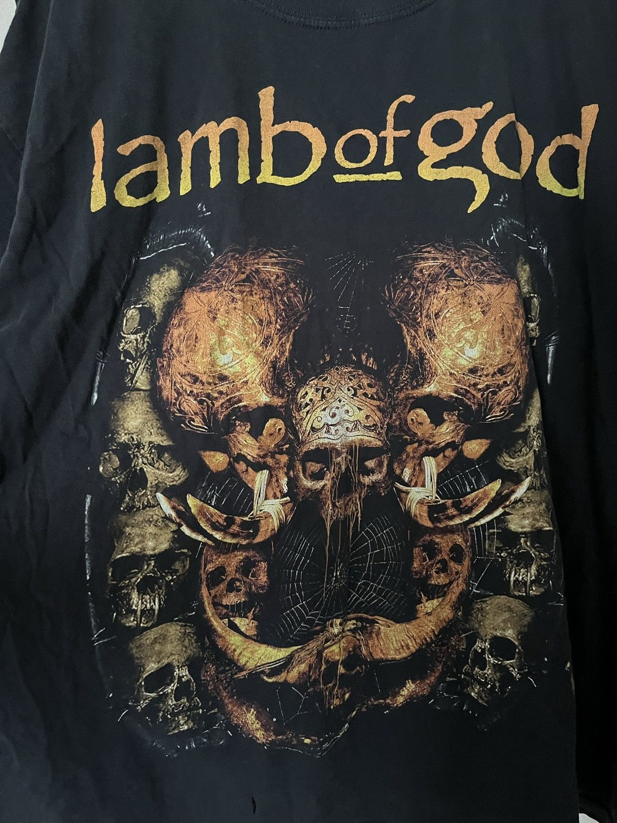 Vintage Vintage Y2K 'Lamb of God' graphic band T shirt Size US XXL / EU 58 / 5 - 5 Thumbnail