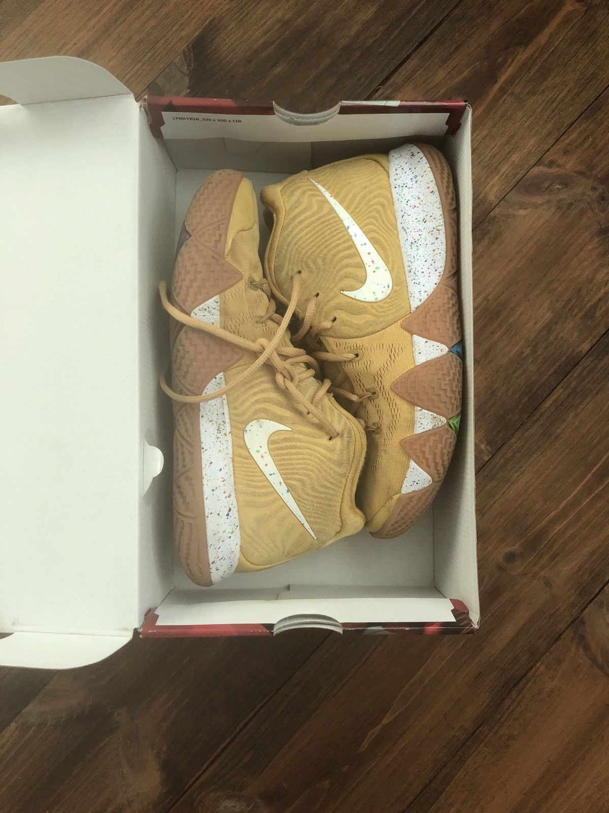 Nike Kyrie 4 Cinnamon Toast Crunch Grailed