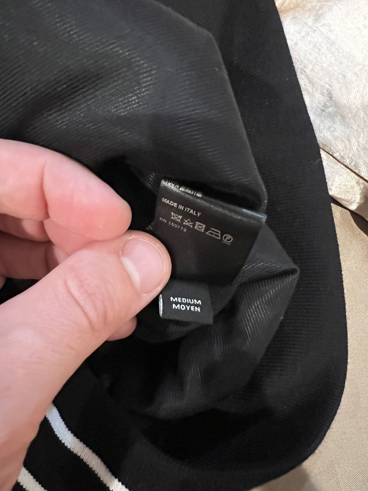 Amiri Amiri Men's Black Satin Flames Souvenir Jacket size M $3500 Size US M / EU 48-50 / 2 - 5 Thumbnail
