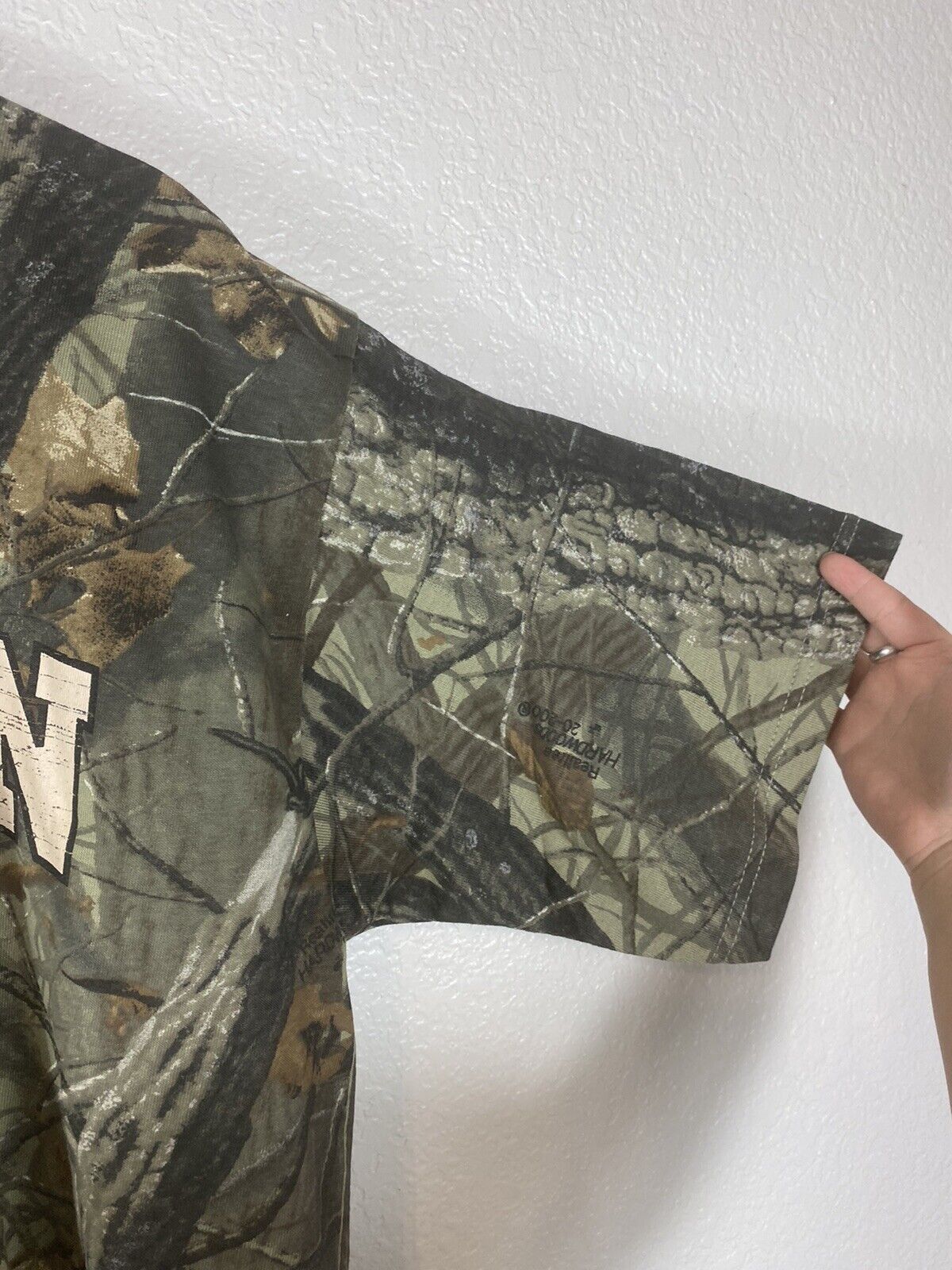 Vintage *RARE* Vintage Jeff Gordon #24 RealTree Camo Nascar T-Shirt Size US XL / EU 56 / 4 - 5 Thumbnail