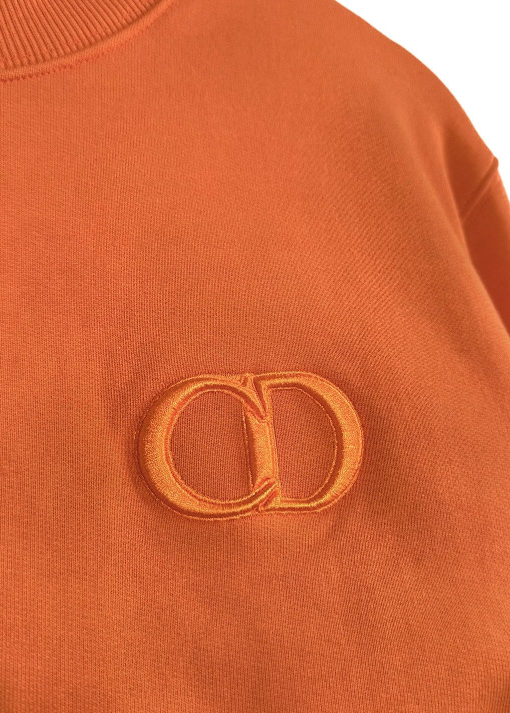 Dior Dior Orange CD Icon Embroidered Sweatshirt Size US XL / EU 56 / 4 - 2 Thumbnail