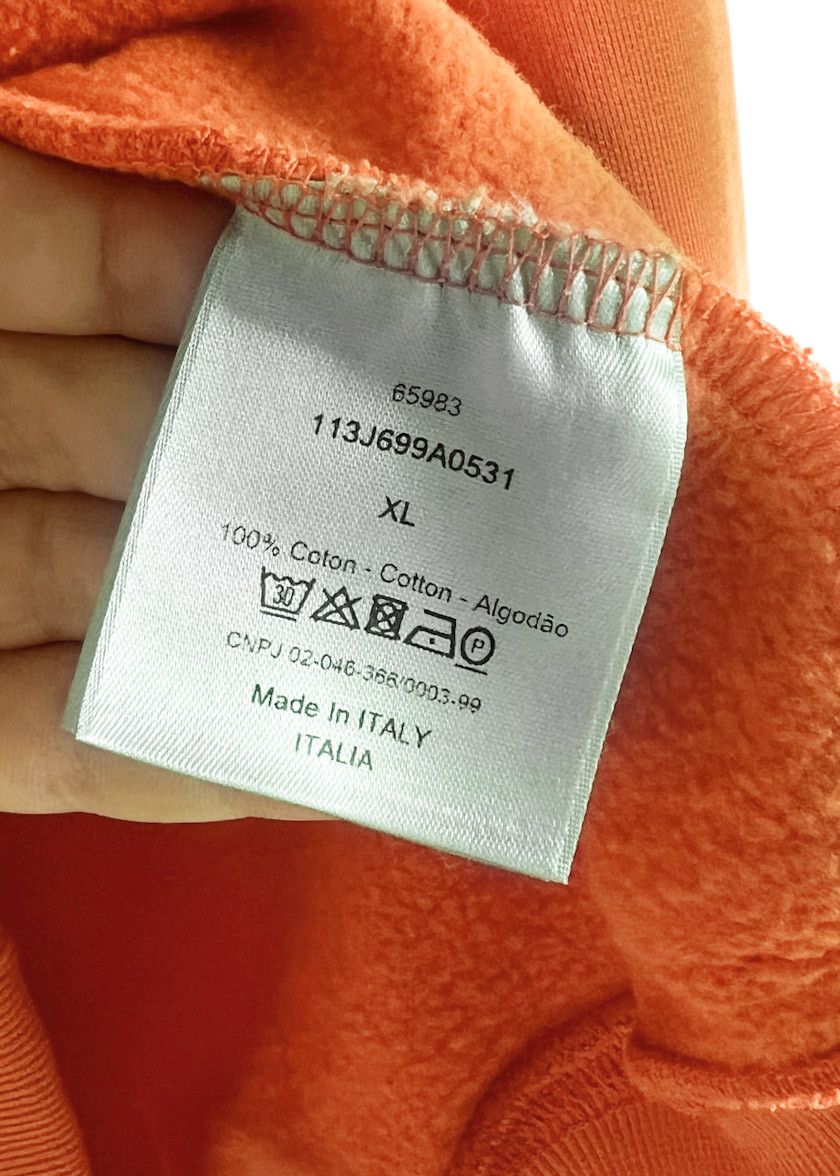Dior Dior Orange CD Icon Embroidered Sweatshirt Size US XL / EU 56 / 4 - 4 Thumbnail