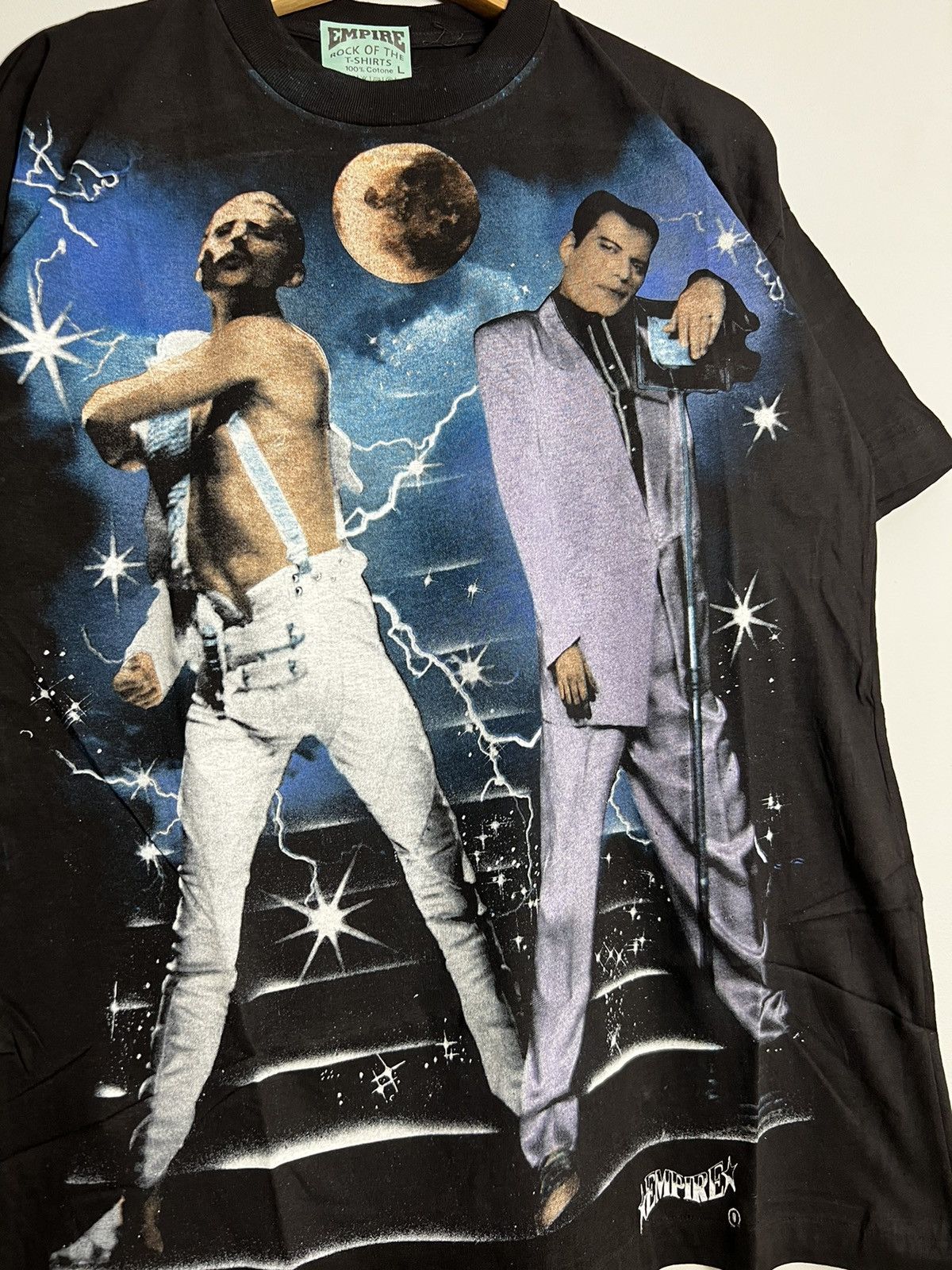 Band Tees Rare 90s Queen Freddie Mercury Vintage Empire Band Tshirt Size US L / EU 52-54 / 3 - 3 Thumbnail