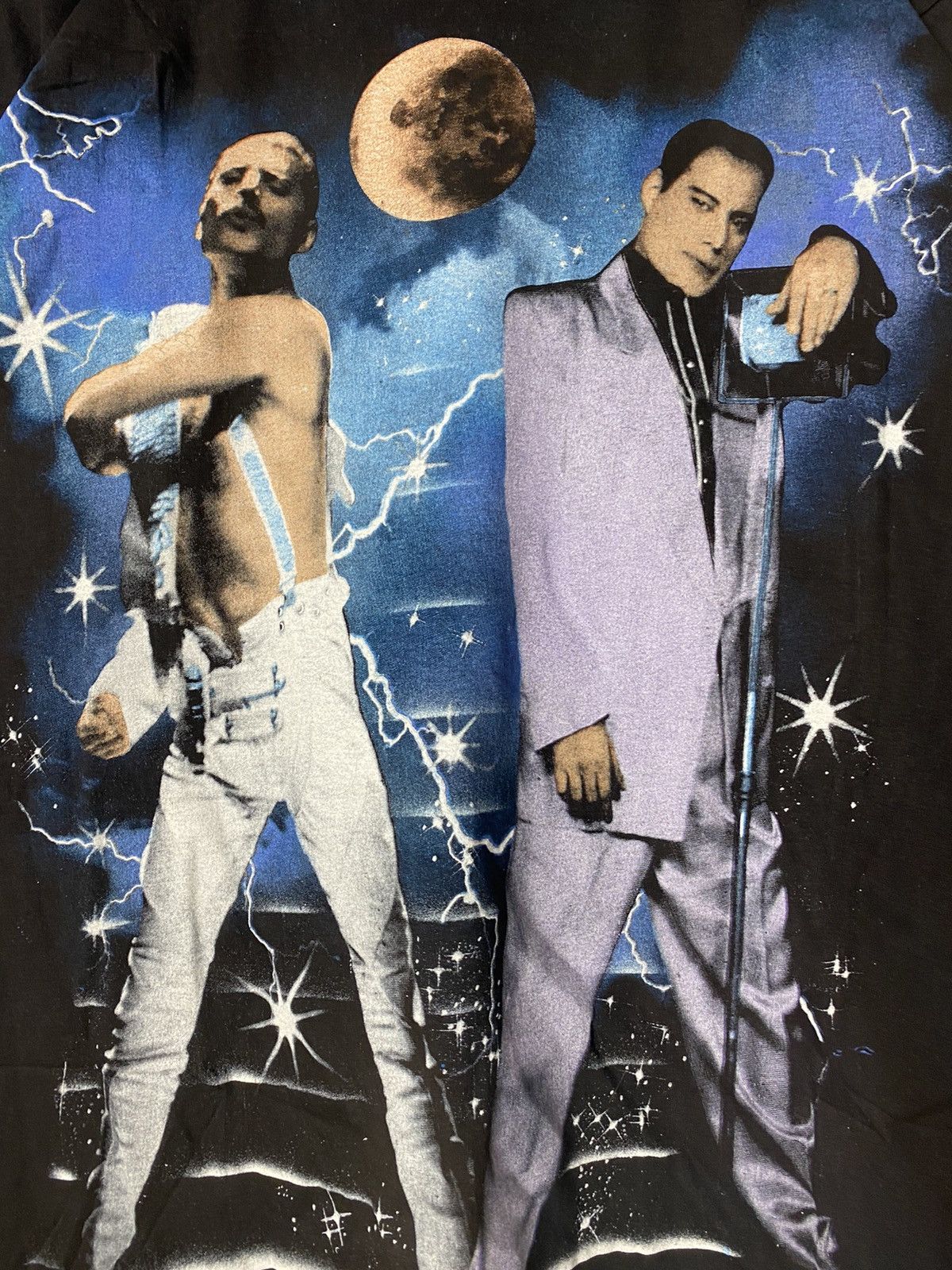 Band Tees Rare 90s Queen Freddie Mercury Vintage Empire Band Tshirt Size US XL / EU 56 / 4 - 3 Thumbnail