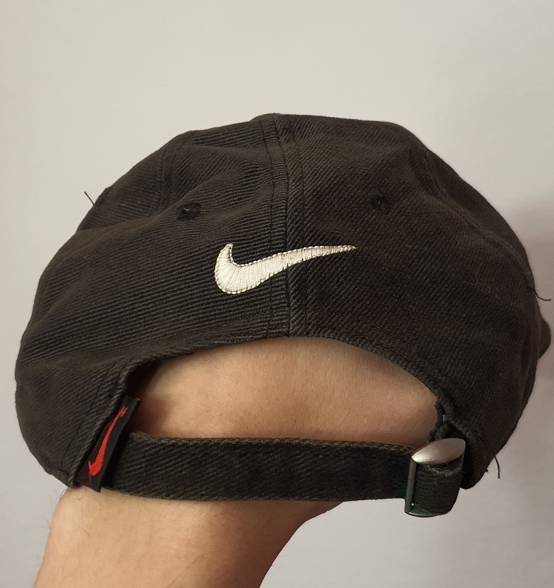Nike × Vintage Nike Vintage Metallic Swoosh Hat Size ONE SIZE - 2 Thumbnail