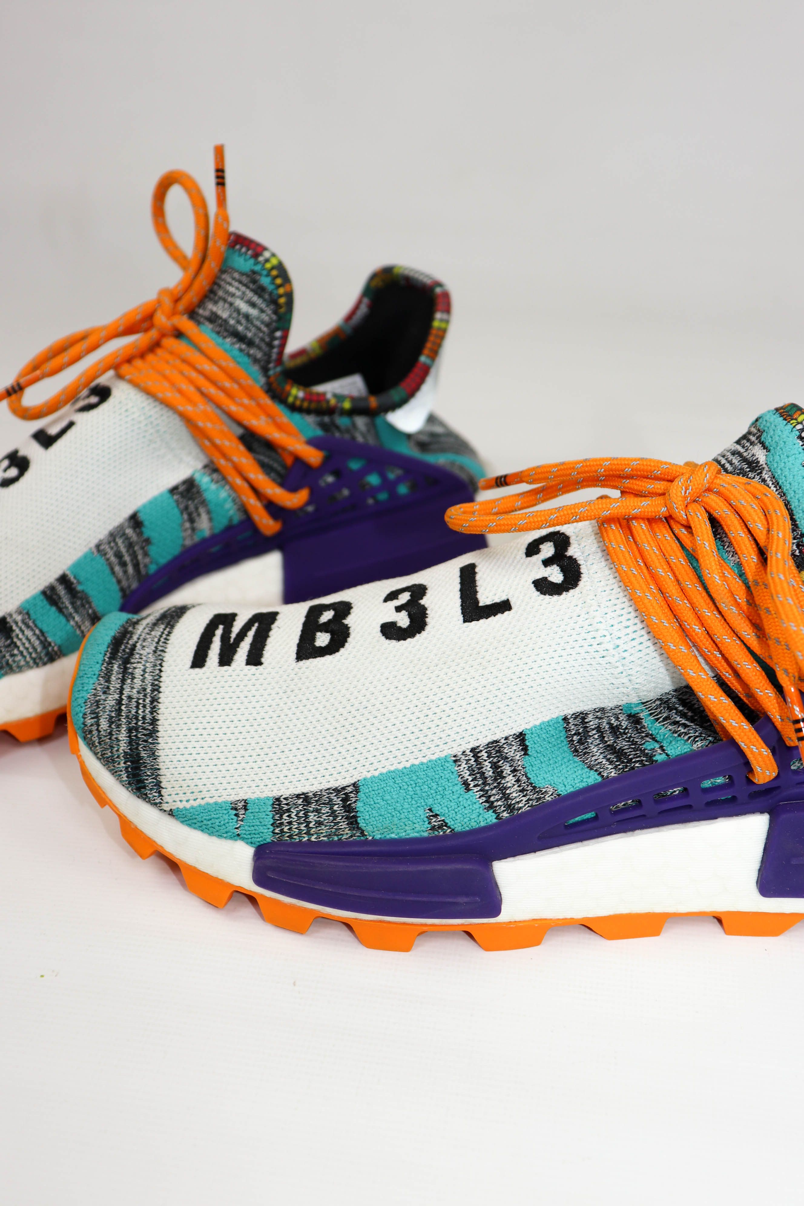 Adidas × Pharrell Pharell Adidas NMD Human Race Trail Solar Pack Sneakers Size US 9 / EU 42 - 8 Thumbnail