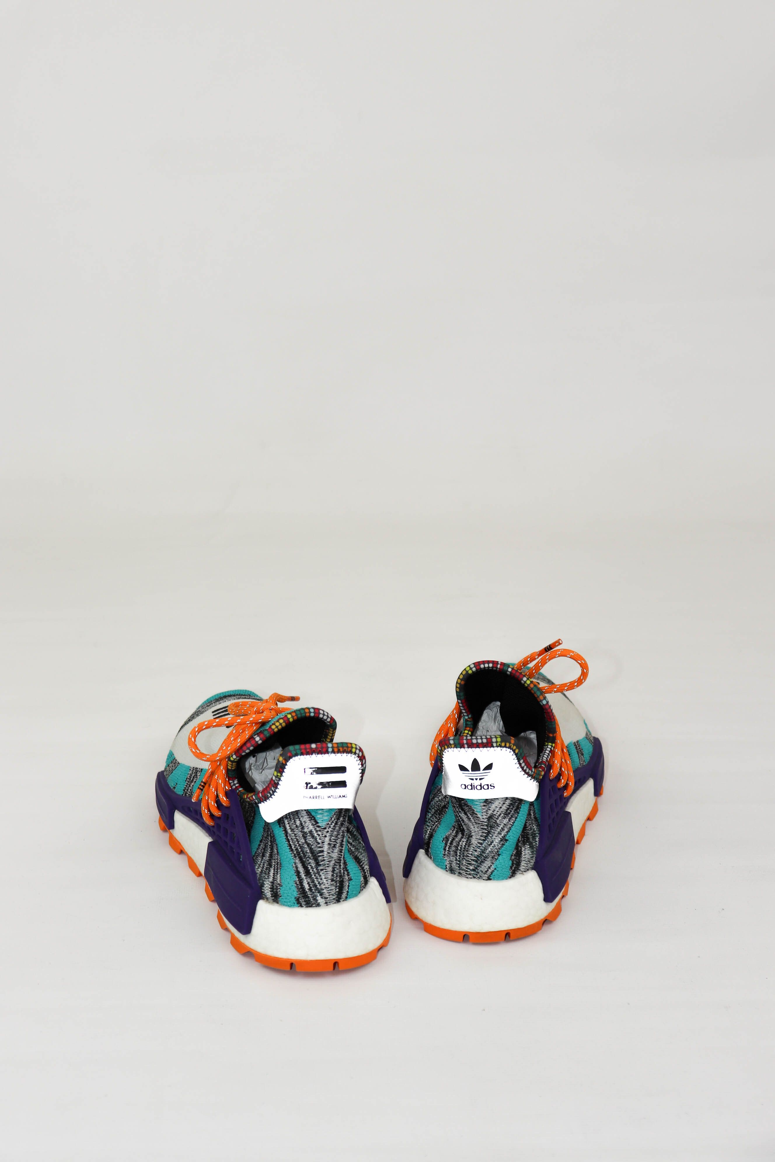 Adidas × Pharrell Pharell Adidas NMD Human Race Trail Solar Pack Sneakers Size US 9 / EU 42 - 5 Thumbnail