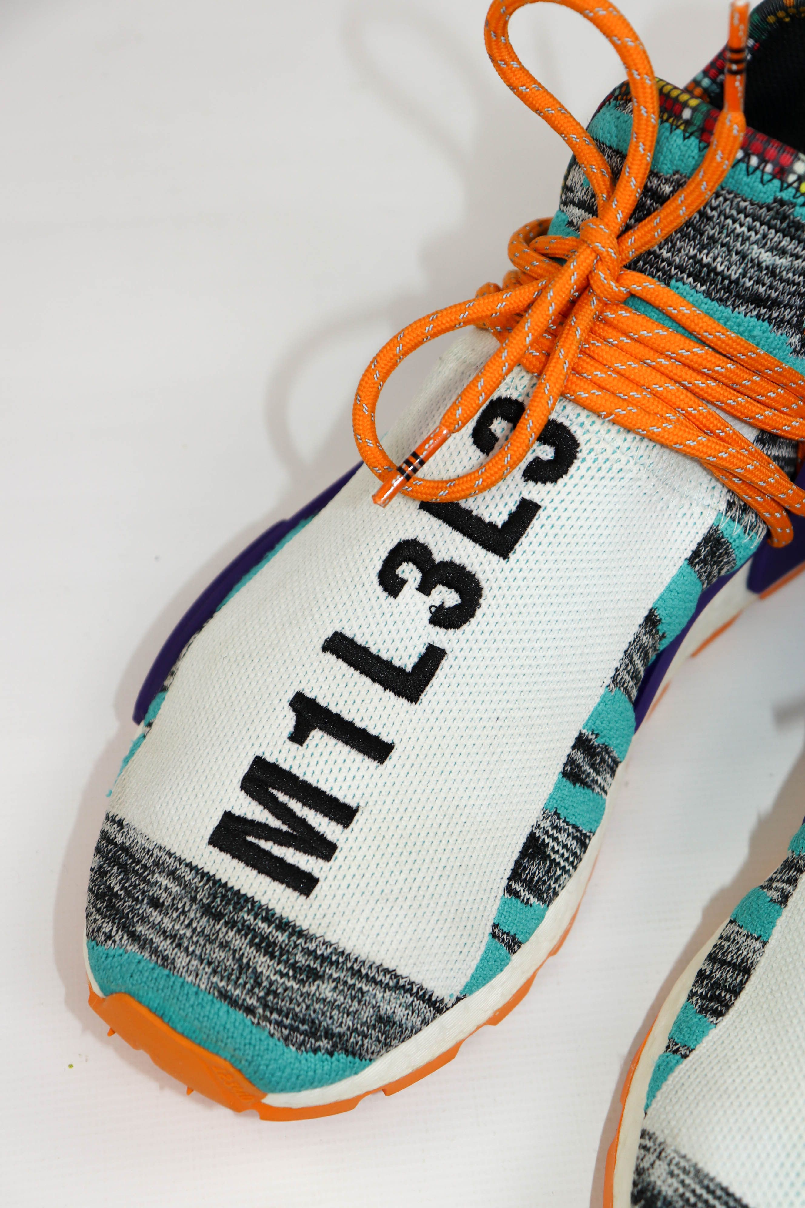 Adidas × Pharrell Pharell Adidas NMD Human Race Trail Solar Pack Sneakers Size US 9 / EU 42 - 9 Thumbnail