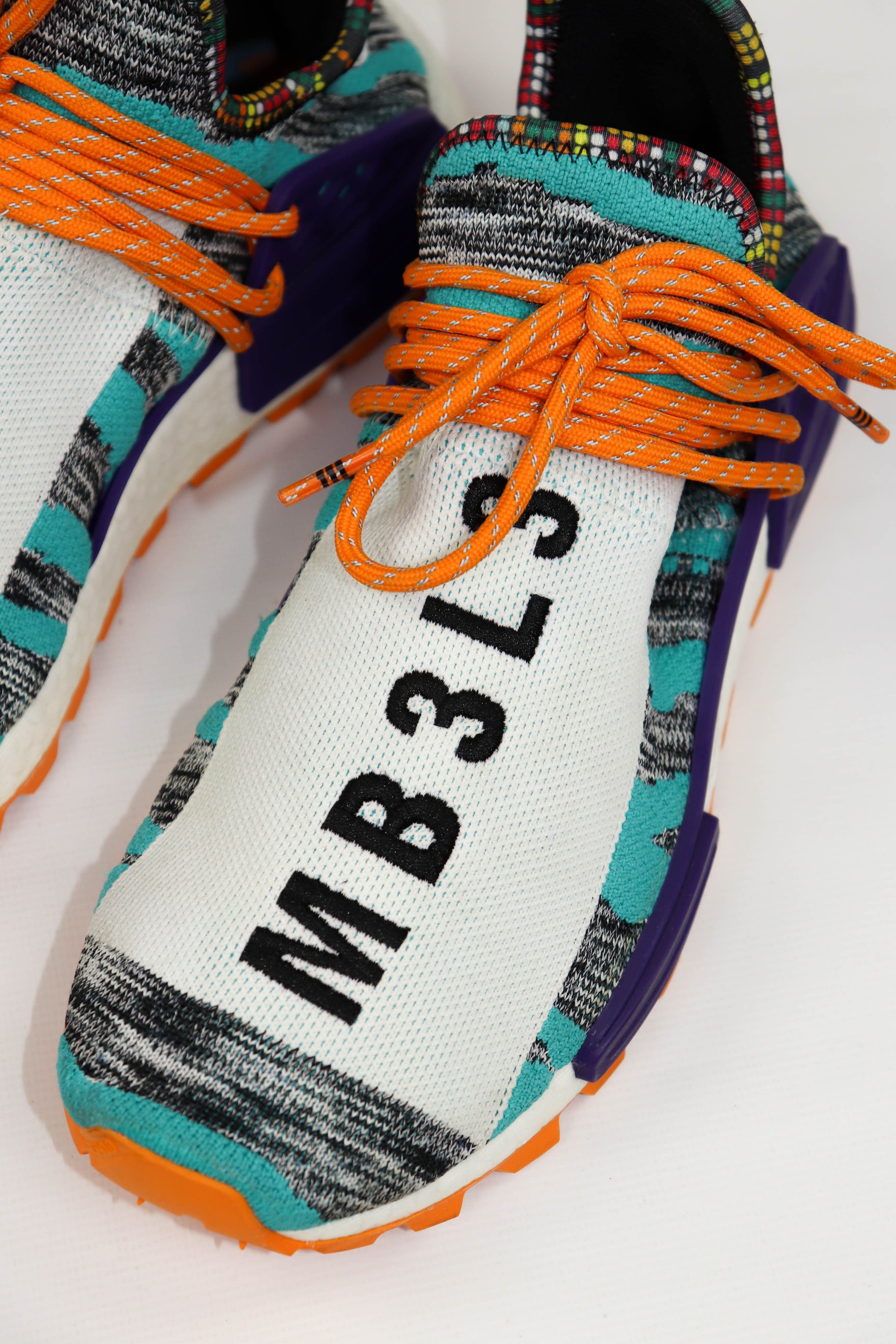 Adidas × Pharrell Pharell Adidas NMD Human Race Trail Solar Pack Sneakers Size US 9 / EU 42 - 10 Thumbnail