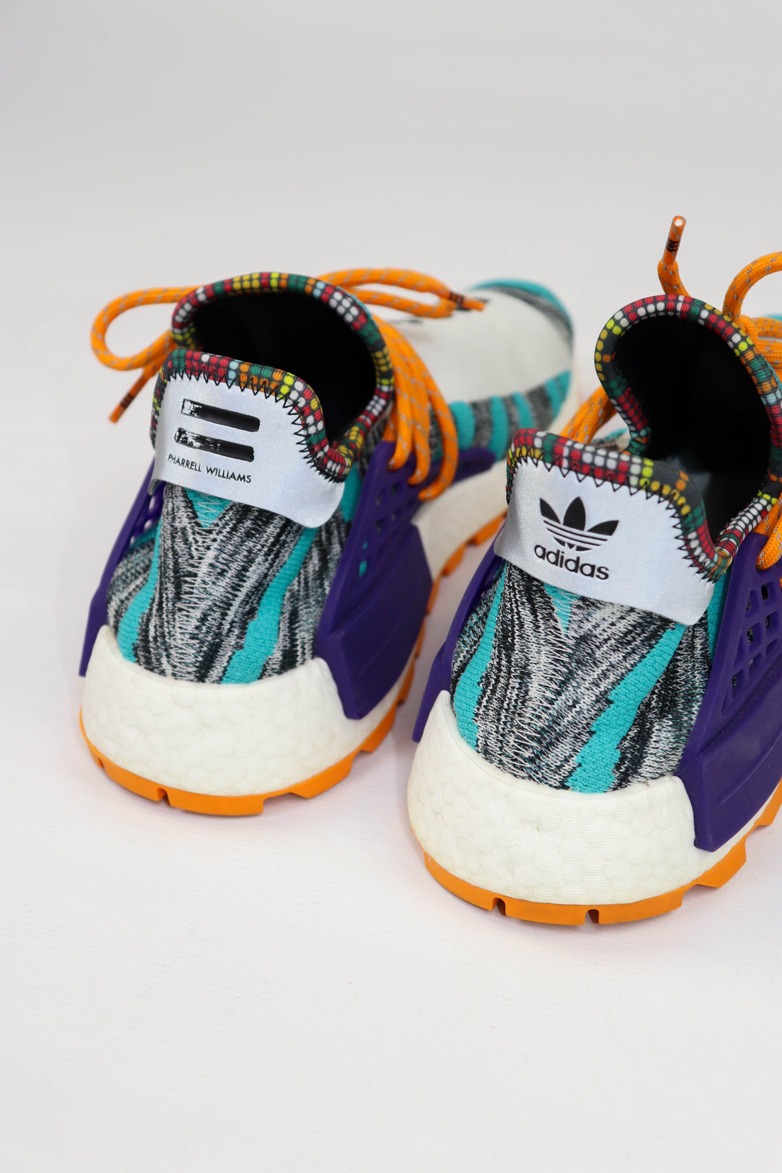 Adidas × Pharrell Pharell Adidas NMD Human Race Trail Solar Pack Sneakers Size US 9 / EU 42 - 12 Thumbnail