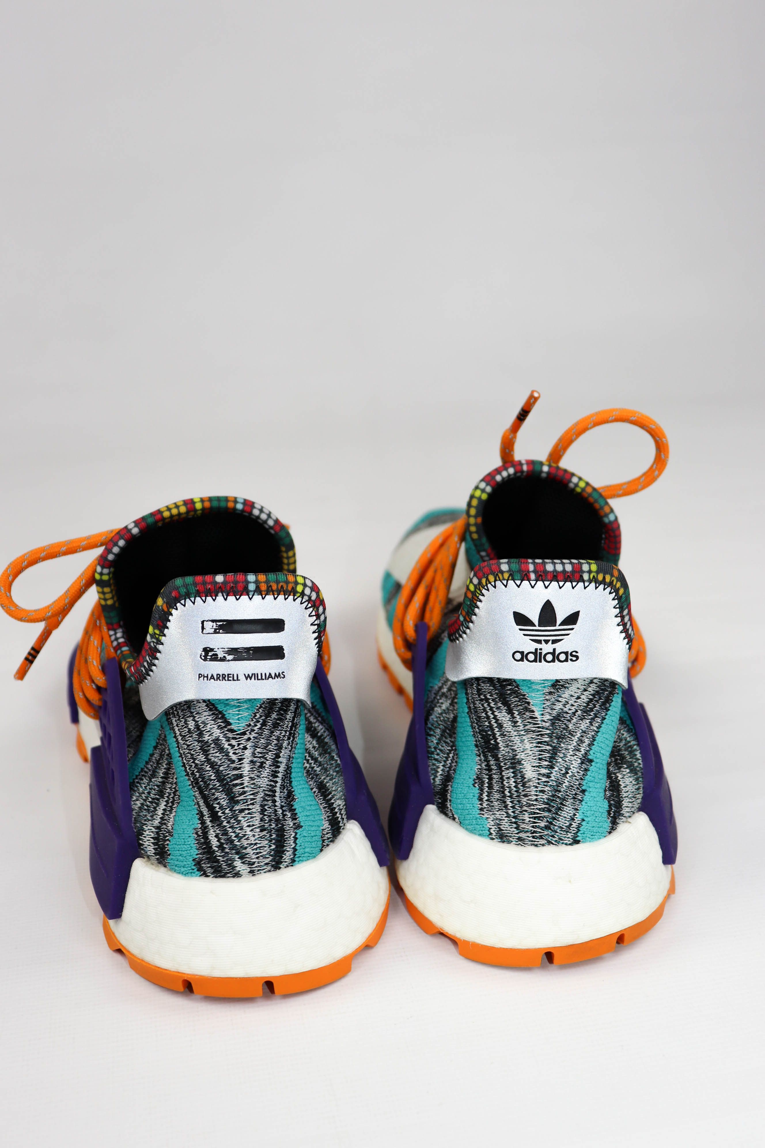 Adidas × Pharrell Pharell Adidas NMD Human Race Trail Solar Pack Sneakers Size US 9 / EU 42 - 11 Thumbnail