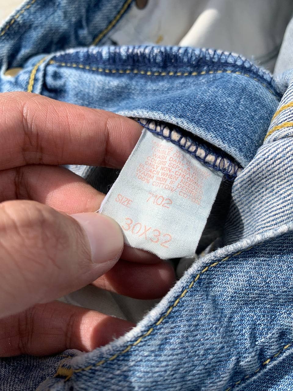 Lee Vintage Lee Classic Washed Denim Size US 27 - 10 Thumbnail