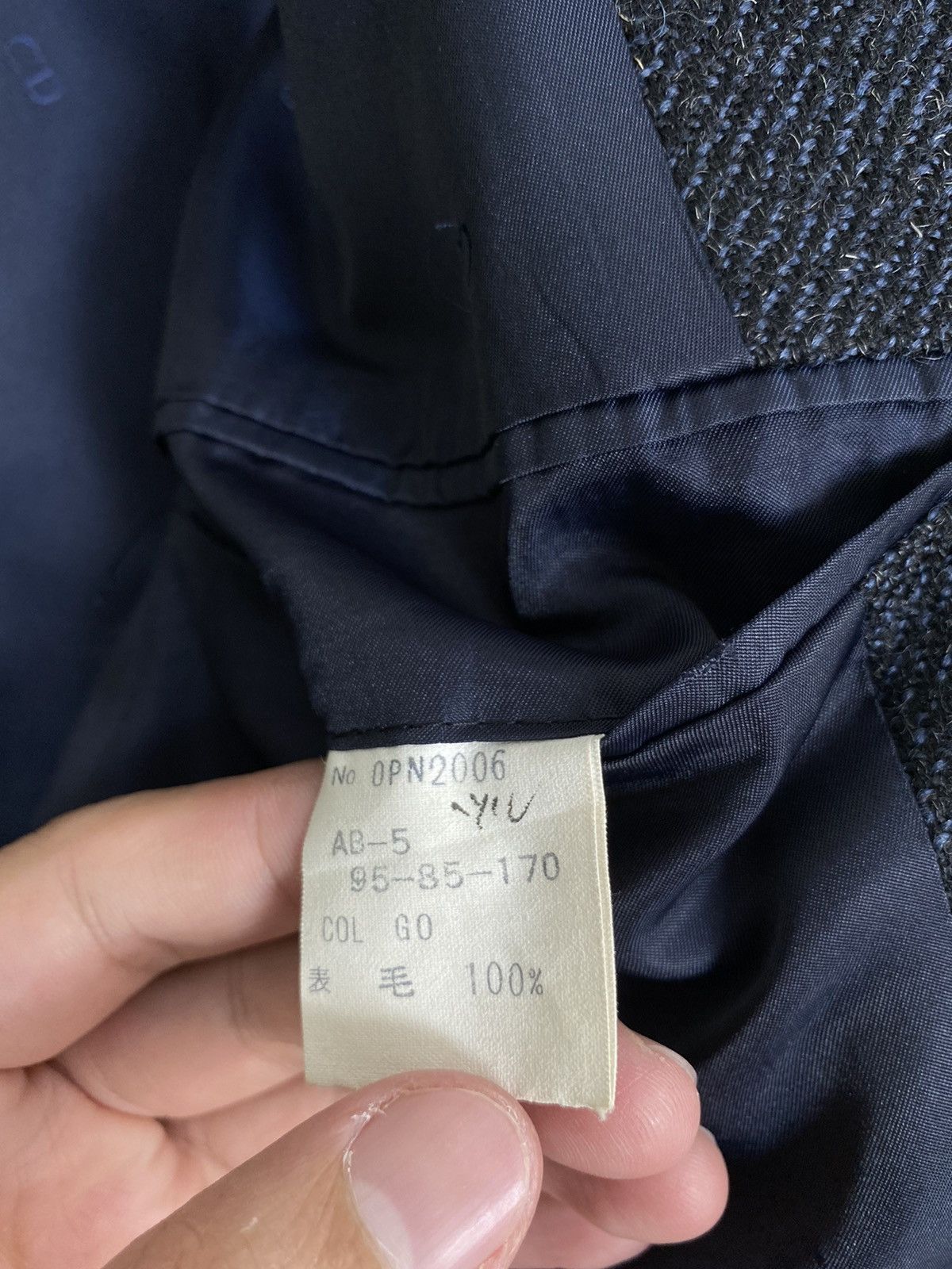 Christian Dior Monsieur Vtg Christian Dior Monsieur Single Breasted Wool Blazer Size 42S - 6 Thumbnail