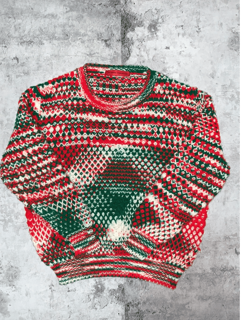 image of Grail Raf Simons Sterling Ruby Mohair Knit Sweater, Men's (Size Large)