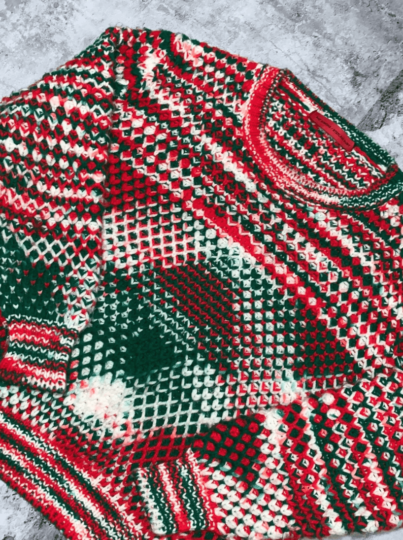 Raf Simons × Sterling Ruby RARE GRAIL raf simons sterling ruby mohair knit sweater Size US L / EU 52-54 / 3 - 3 Thumbnail