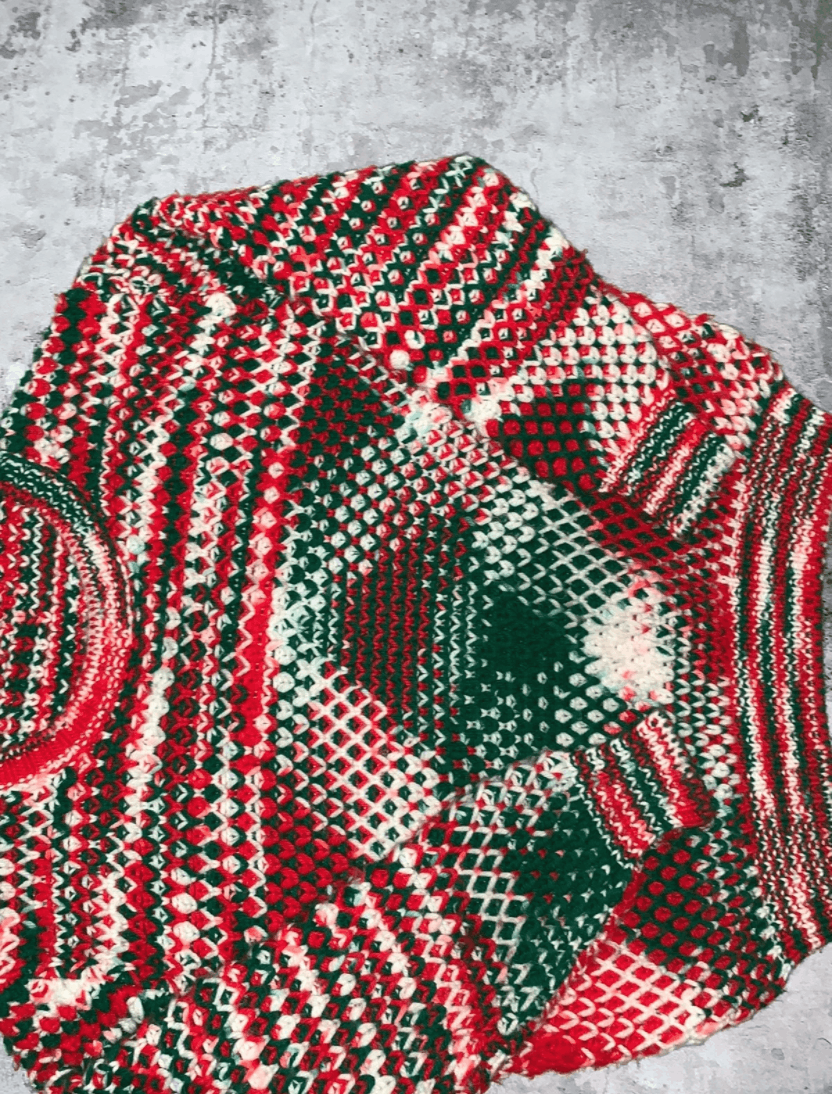 Raf Simons × Sterling Ruby RARE GRAIL raf simons sterling ruby mohair knit sweater Size US L / EU 52-54 / 3 - 4 Thumbnail