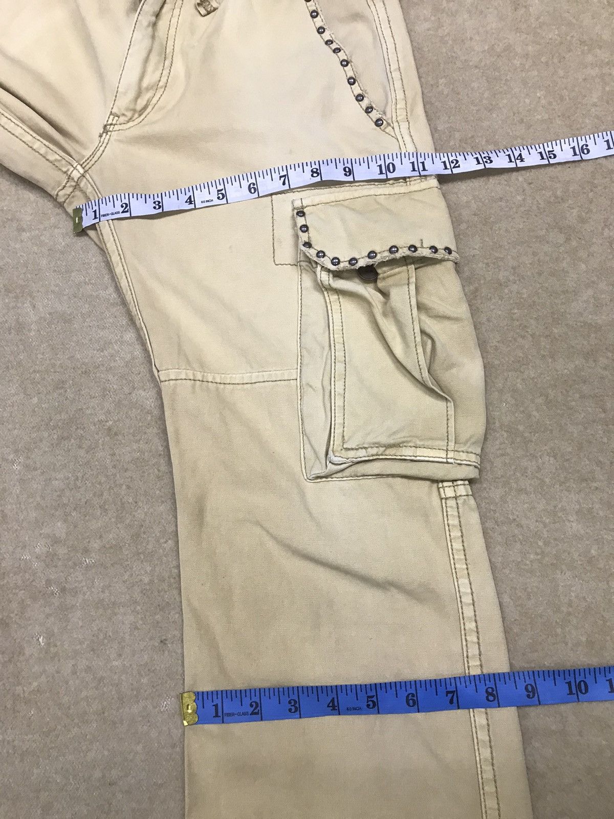 Japanese Brand Resterict 3D Multi Pocket Cargo Pants Size US 31 - 17 Thumbnail