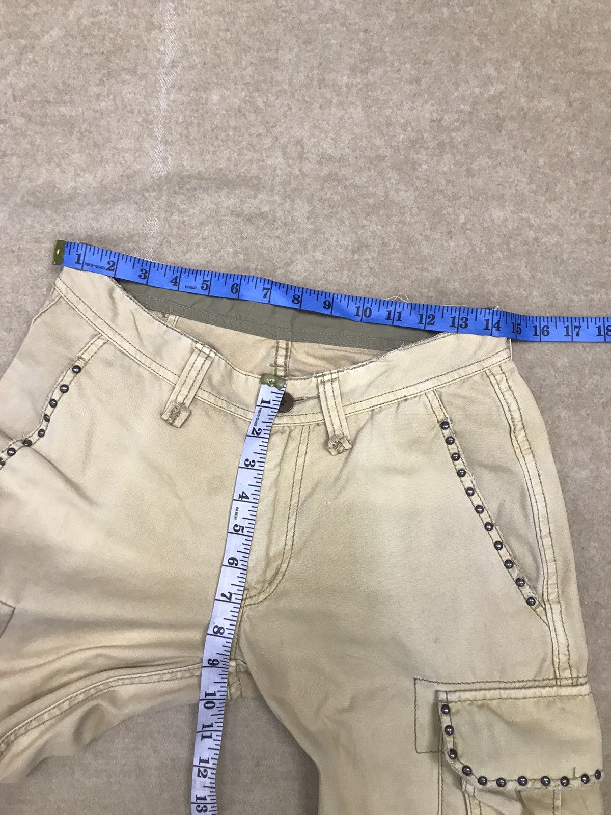 Japanese Brand Resterict 3D Multi Pocket Cargo Pants Size US 31 - 16 Thumbnail