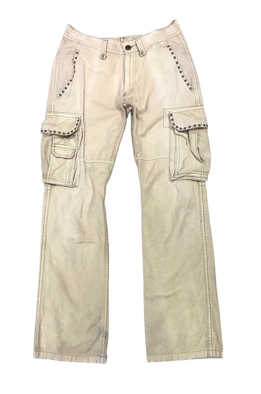 Japanese Brand Resterict 3D Multi Pocket Cargo Pants Size US 31 - 1 Thumbnail