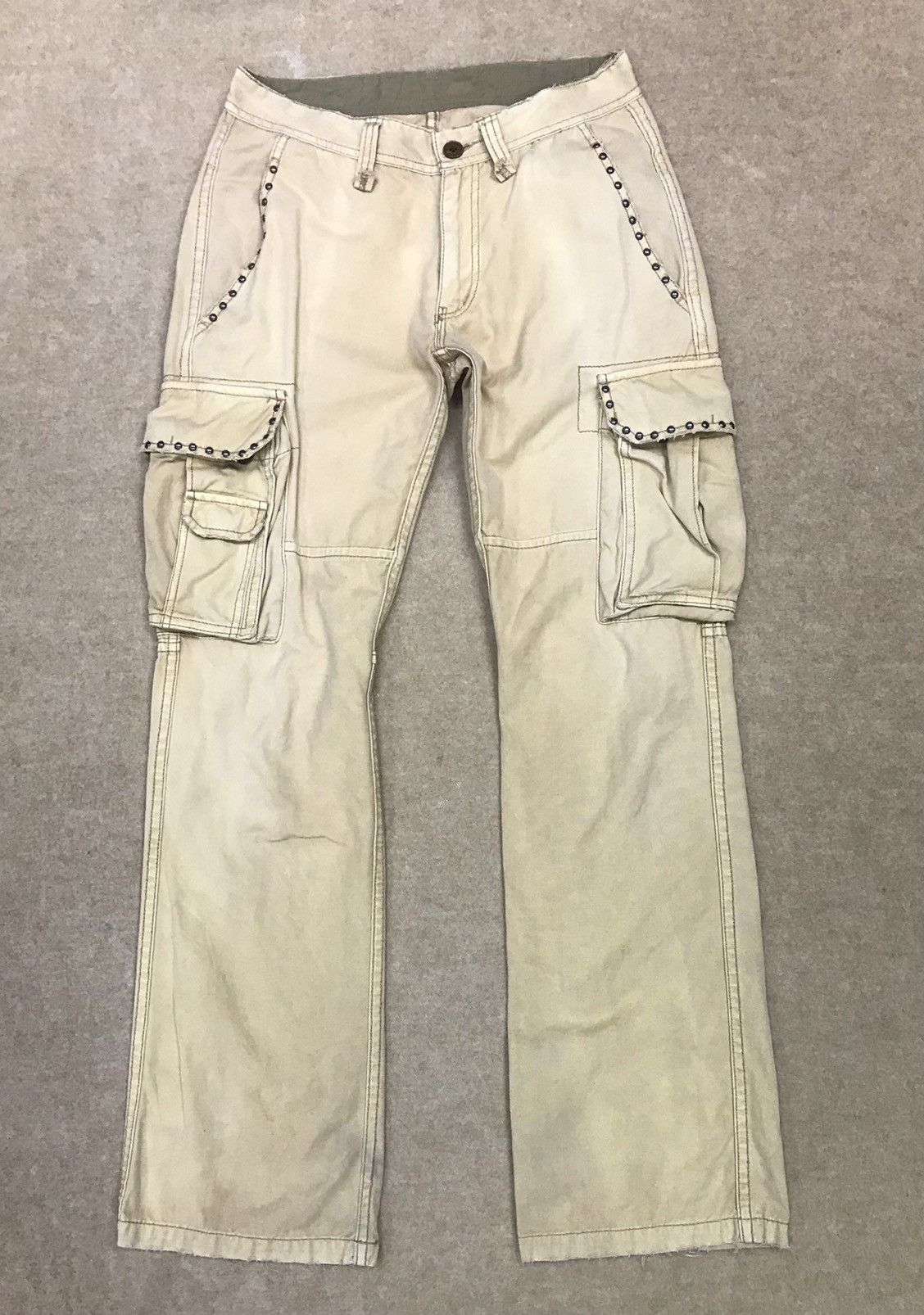 Japanese Brand Resterict 3D Multi Pocket Cargo Pants Size US 31 - 3 Thumbnail