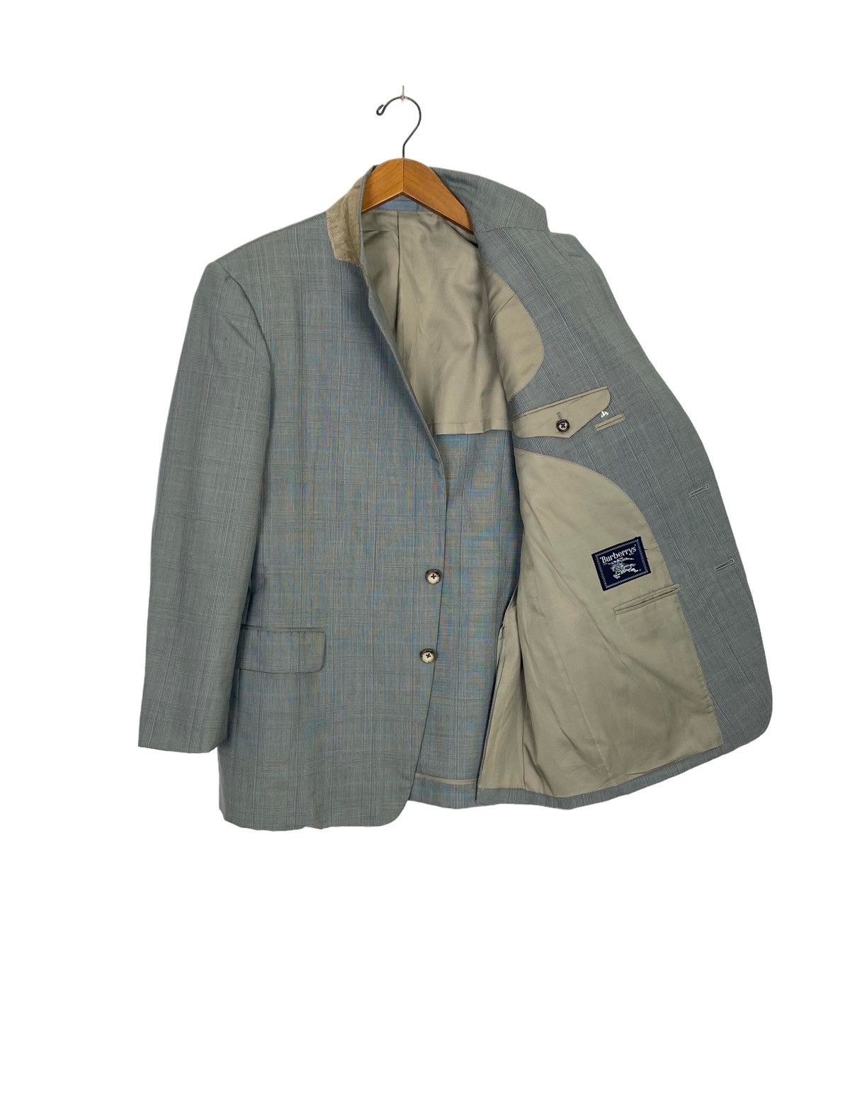 Burberry Prorsum Rare‼️Vintage Burberrys Wool & Mohair Single Breasted Blazer Size 42R - 2 Thumbnail