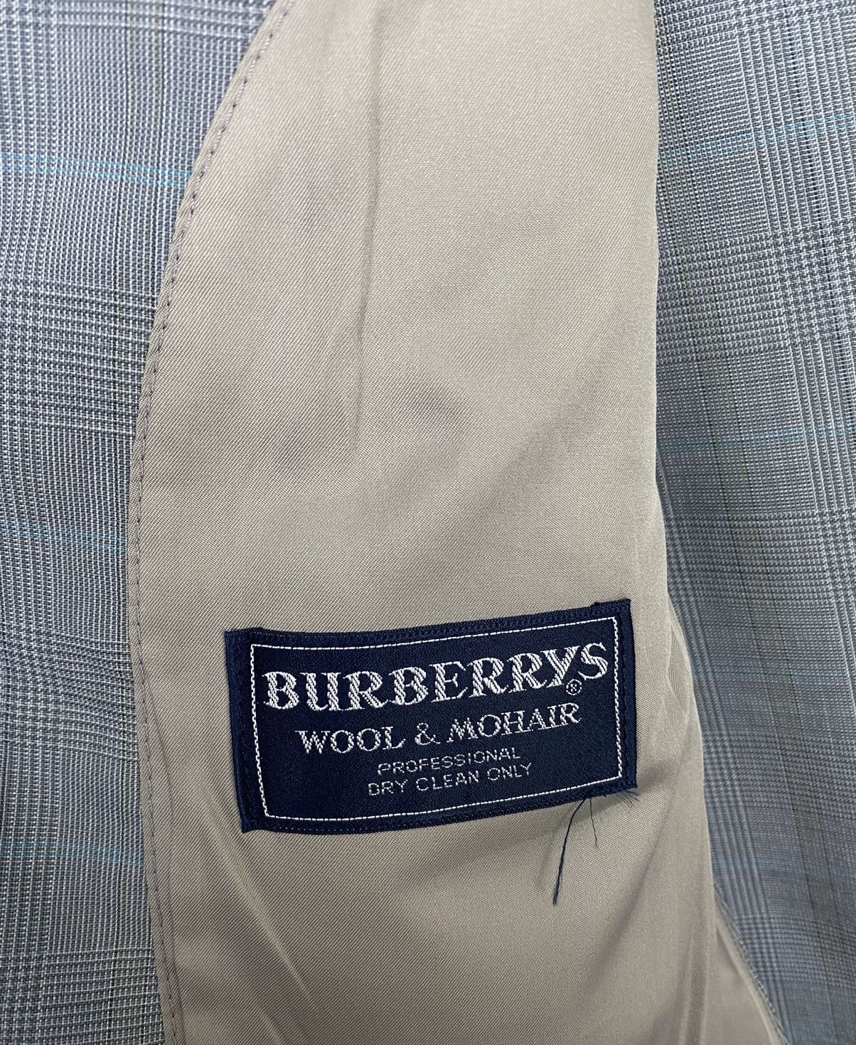 Burberry Prorsum Rare‼️Vintage Burberrys Wool & Mohair Single Breasted Blazer Size 42R - 6 Thumbnail