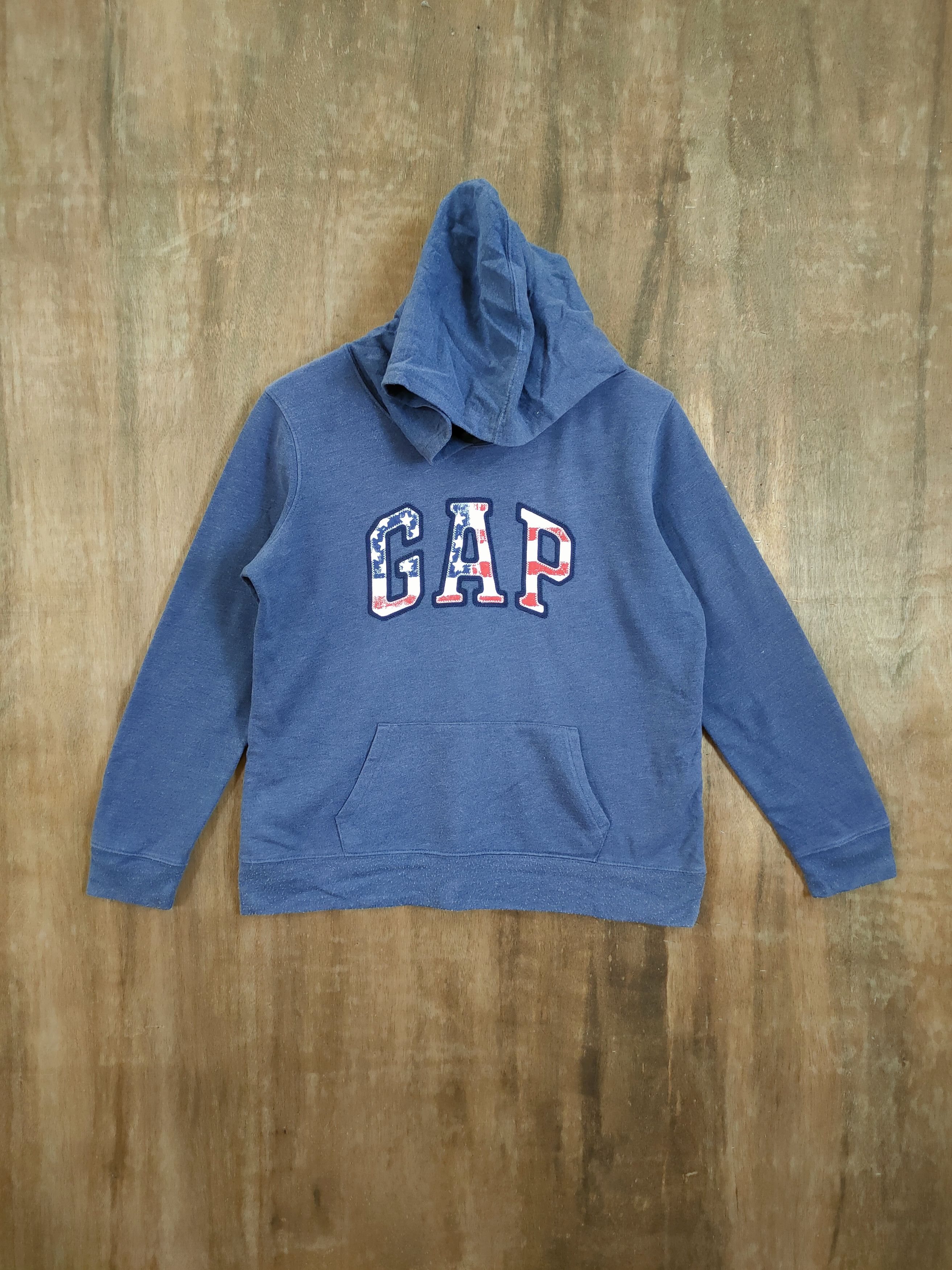 Gap Gap dark blue spellout usa flag style kenye west #6133 Size M / US 6-8 / IT 42-44 - 1 Thumbnail