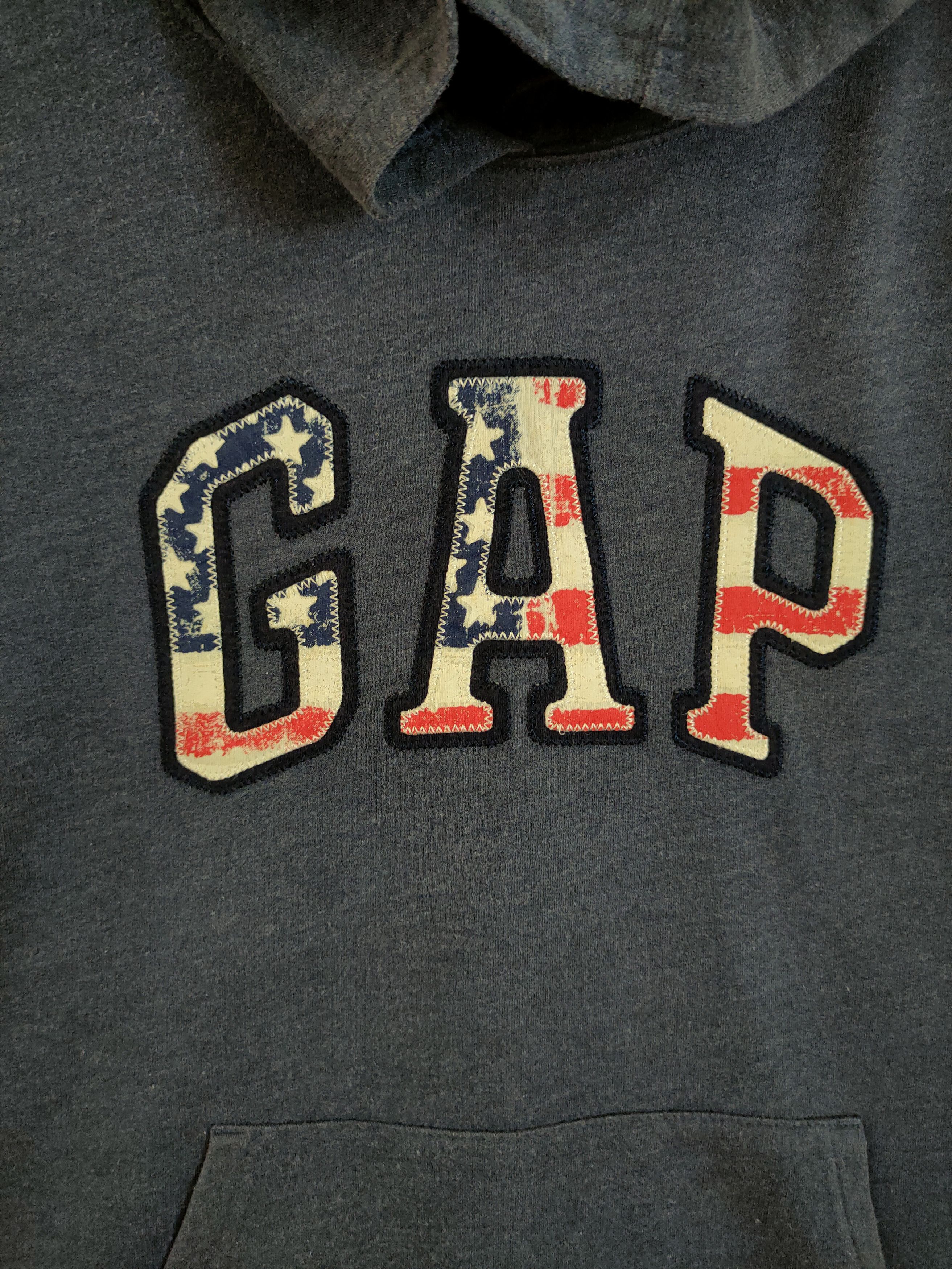 Gap Gap dark blue spellout usa flag style kenye west #6133 Size M / US 6-8 / IT 42-44 - 4 Thumbnail