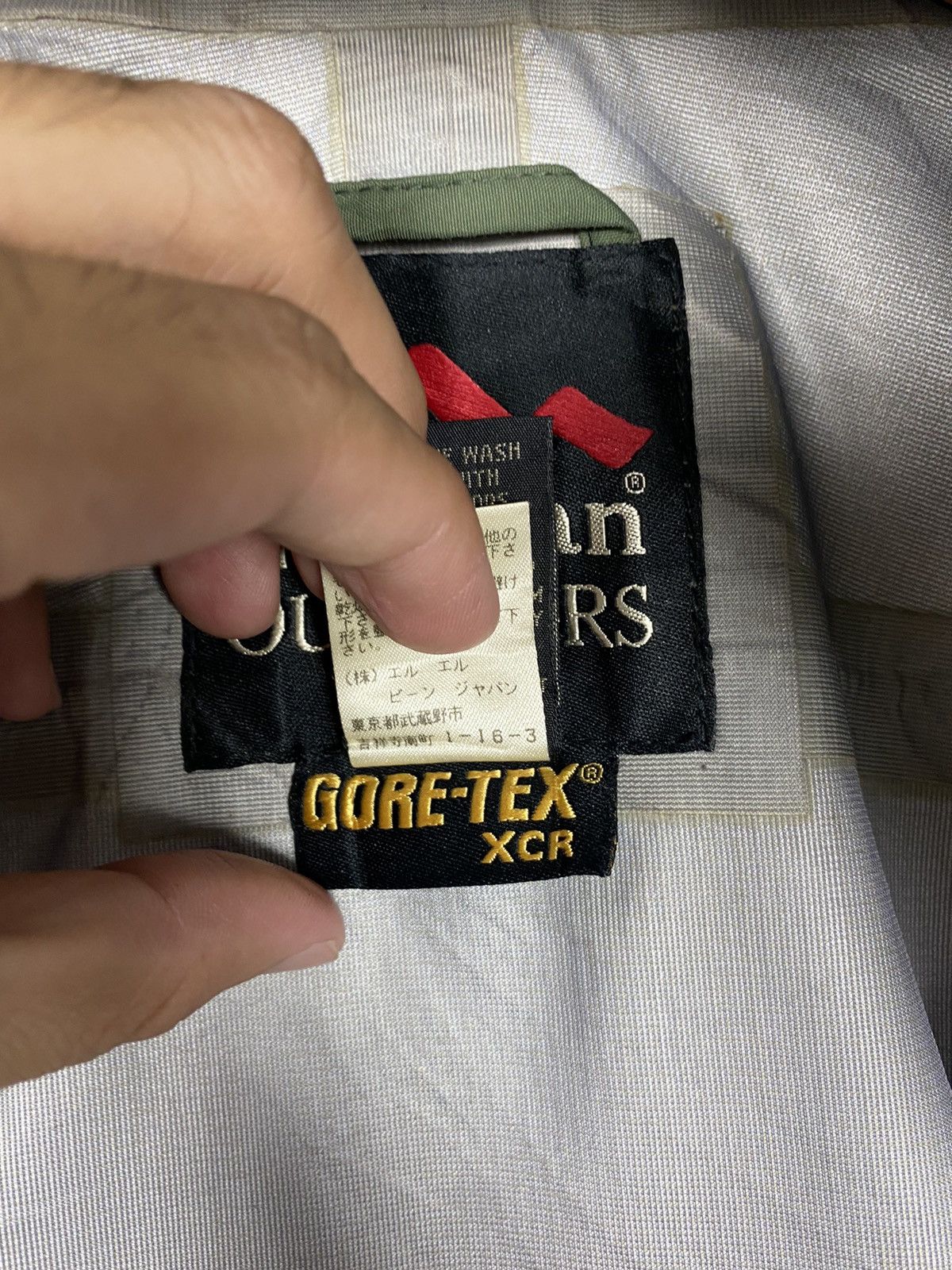 Rare‼️ Vtg Ll Bean Gore Tex Rain Jacket Embroidery Small Logo