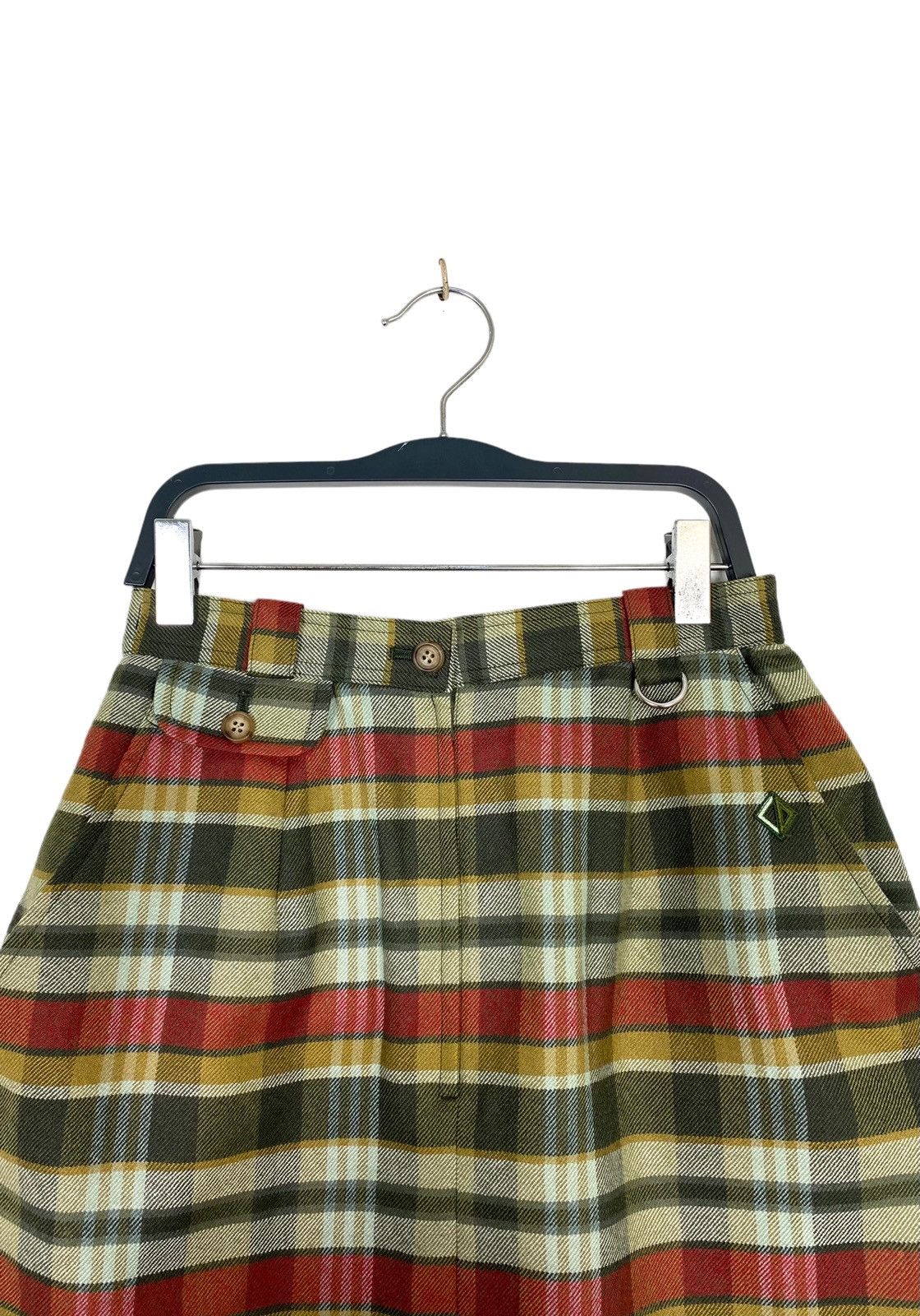 Christian Dior Monsieur Rare‼️ Vtg Christian Dior Sport Mini Skirt Checked Pattern Size 26" / US 2 / IT 38 - 3 Thumbnail