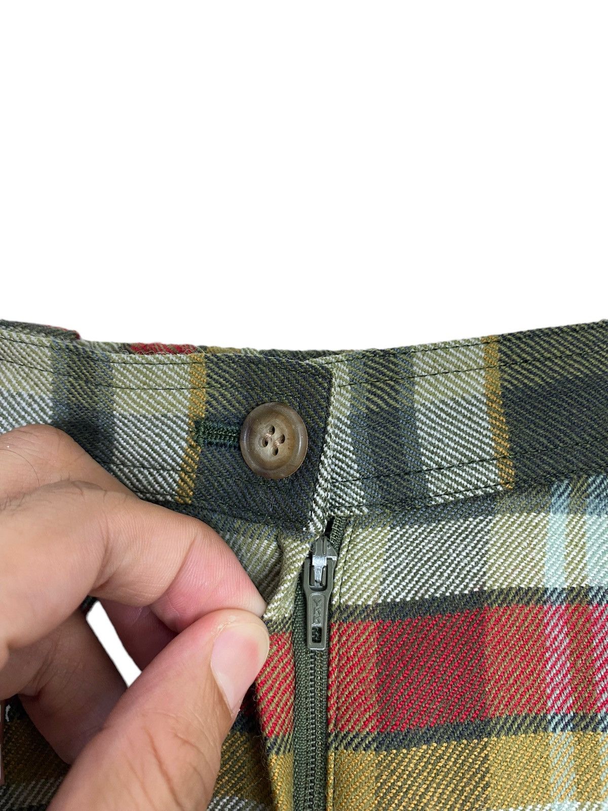 Christian Dior Monsieur Rare‼️ Vtg Christian Dior Sport Mini Skirt Checked Pattern Size 26" / US 2 / IT 38 - 4 Thumbnail