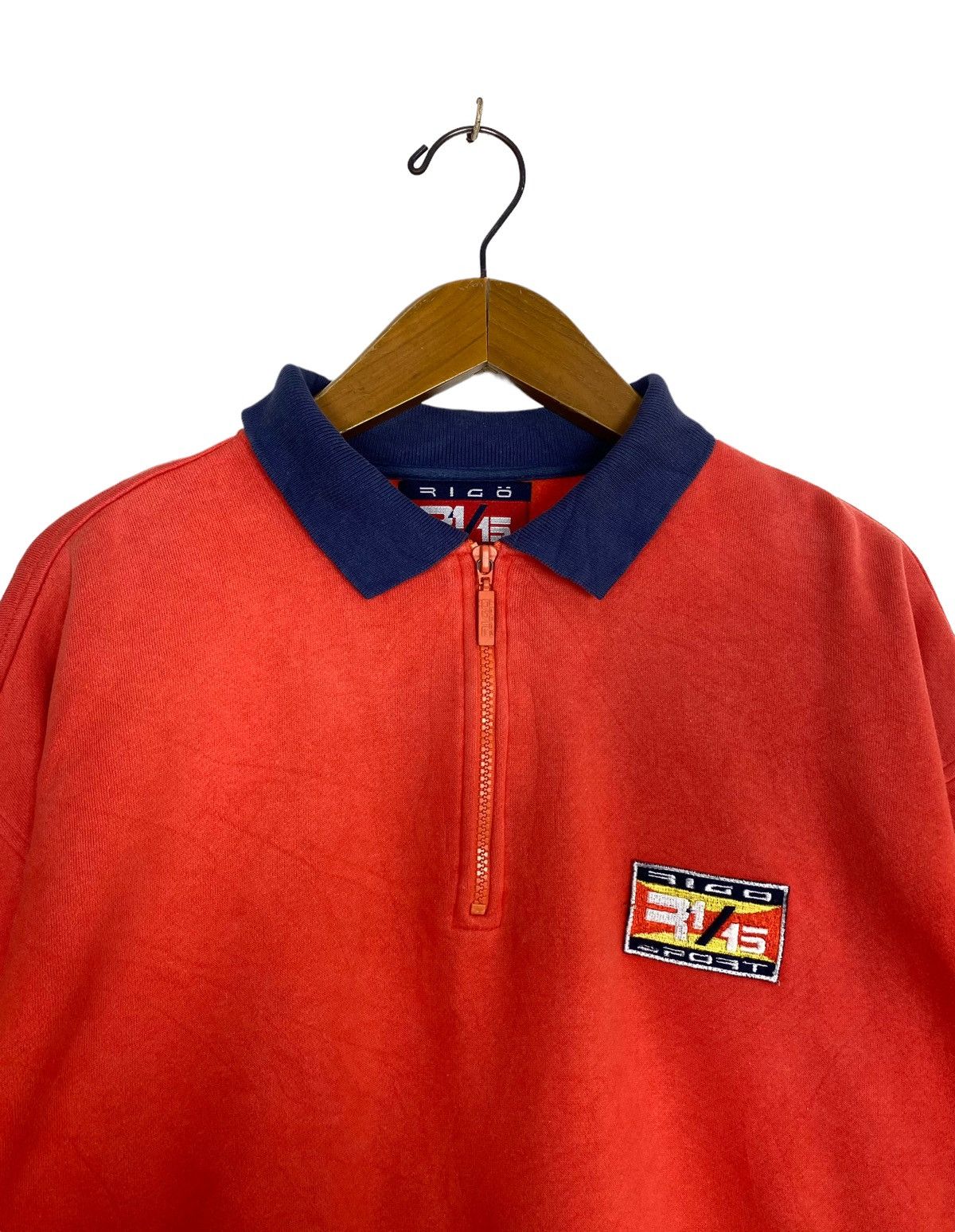 Vintage Rare‼️ Vintage Rico Sport Sweatshirt Half Zip Big Logo Size US L / EU 52-54 / 3 - 2 Thumbnail