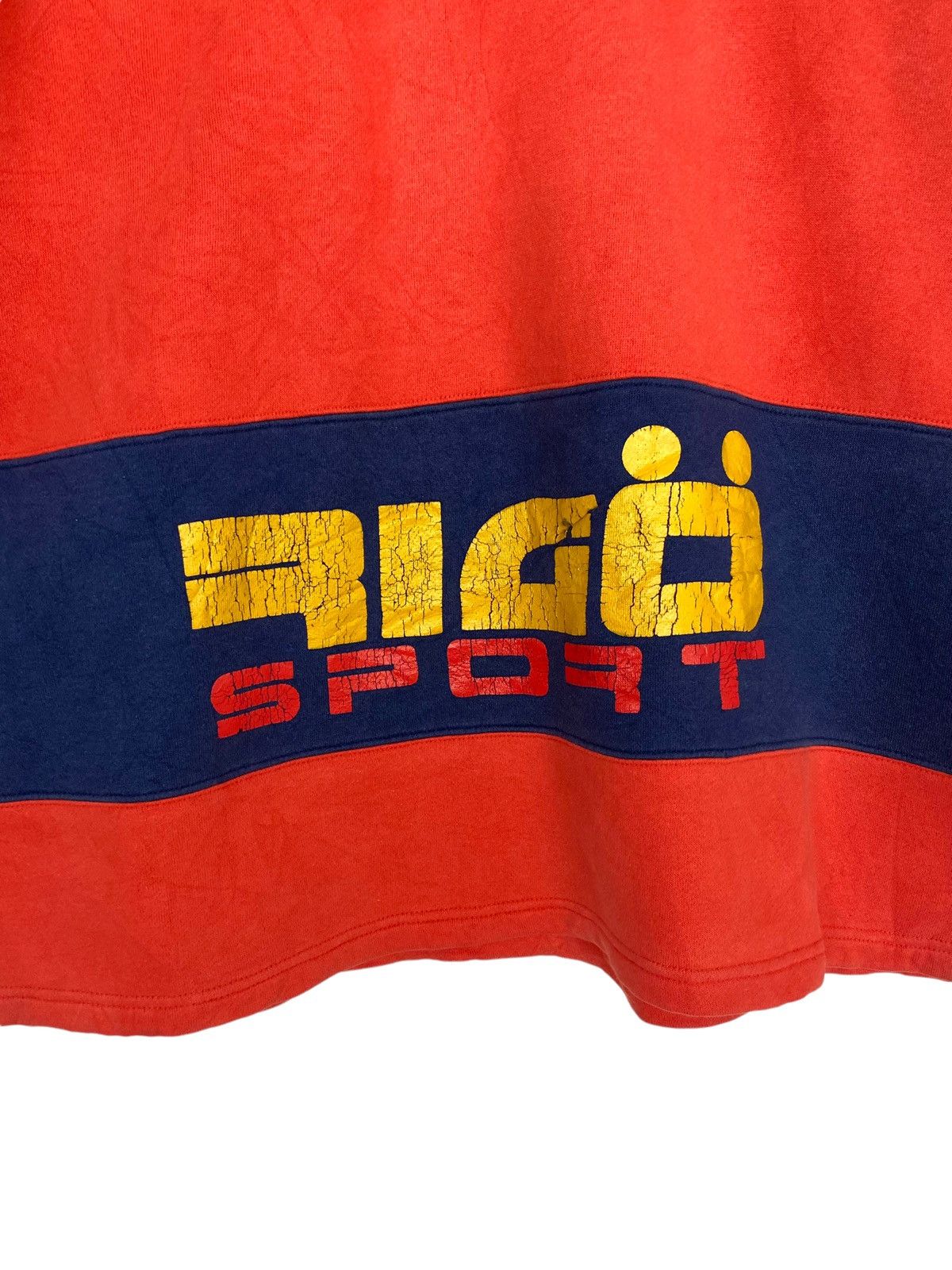 Vintage Rare‼️ Vintage Rico Sport Sweatshirt Half Zip Big Logo Size US L / EU 52-54 / 3 - 3 Thumbnail