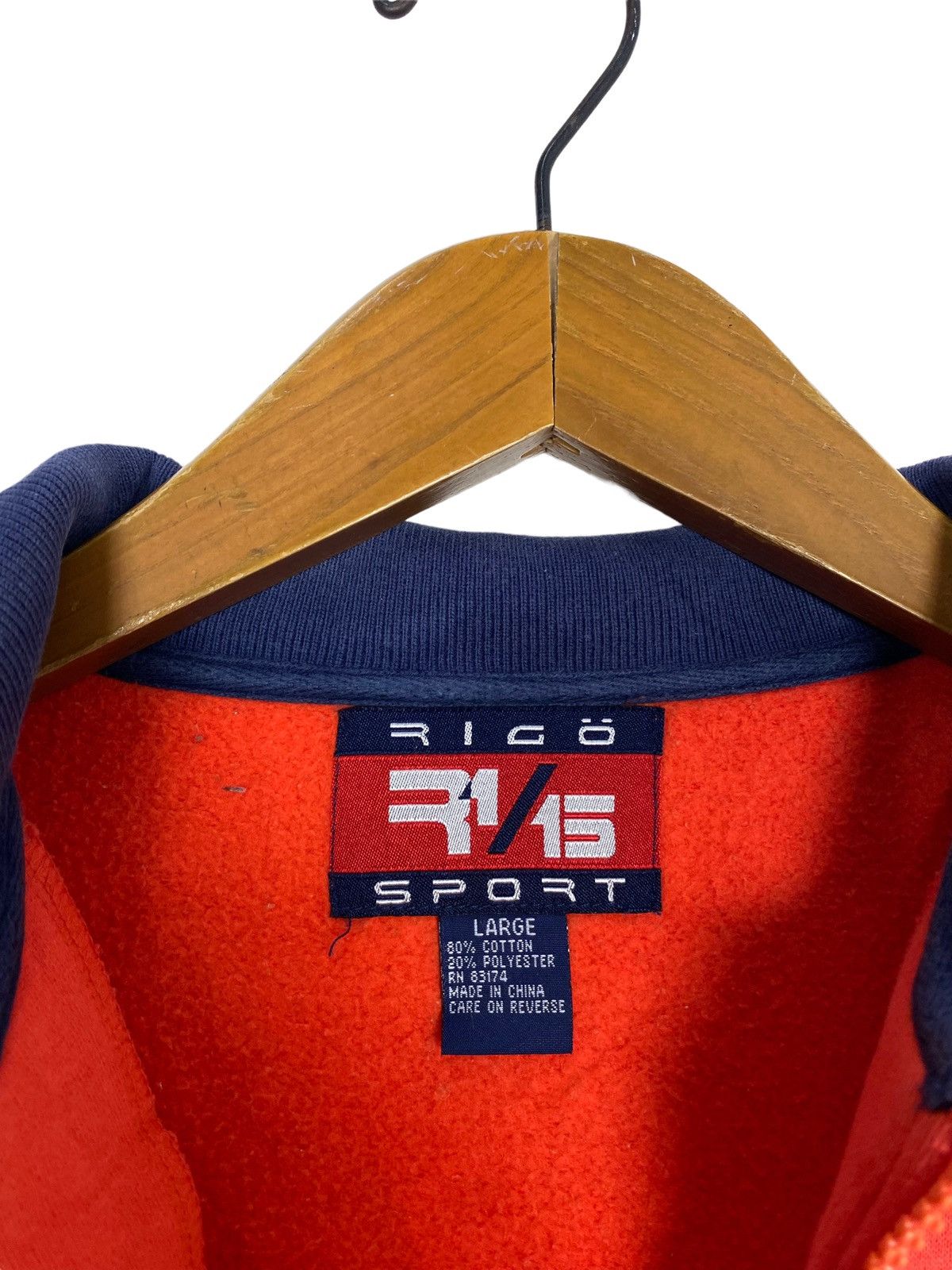 Vintage Rare‼️ Vintage Rico Sport Sweatshirt Half Zip Big Logo Size US L / EU 52-54 / 3 - 5 Thumbnail