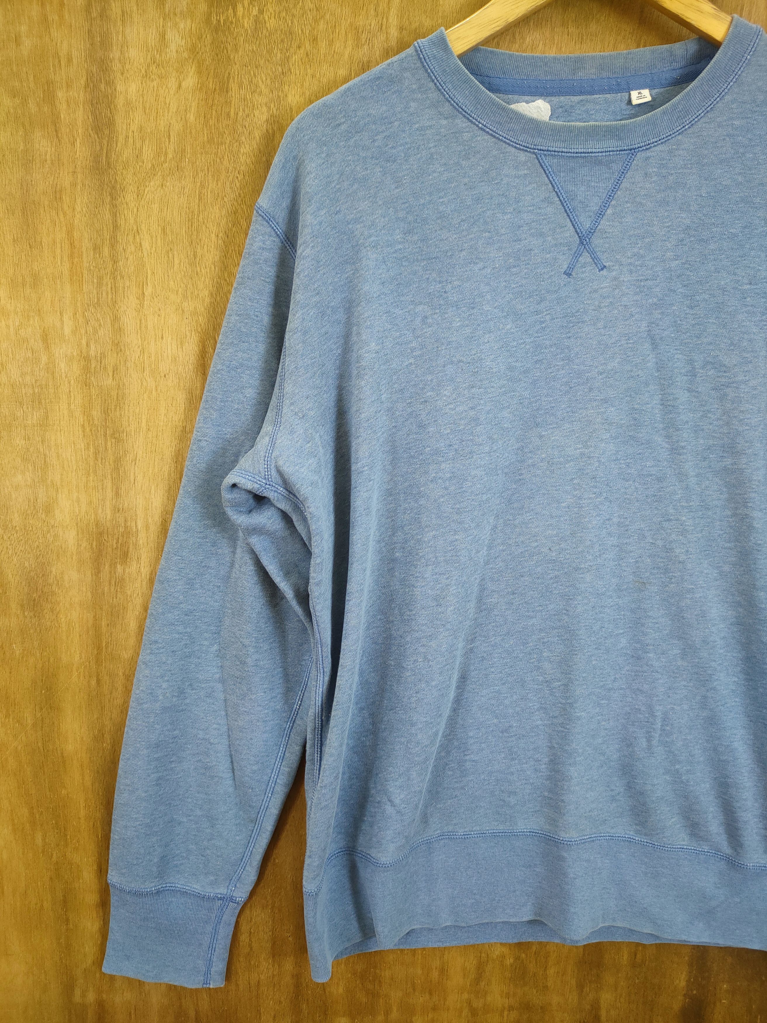 Uniqlo Uniqlo vintage faded sweatshirt japan #6176 Size US XL / EU 56 / 4 - 2 Thumbnail