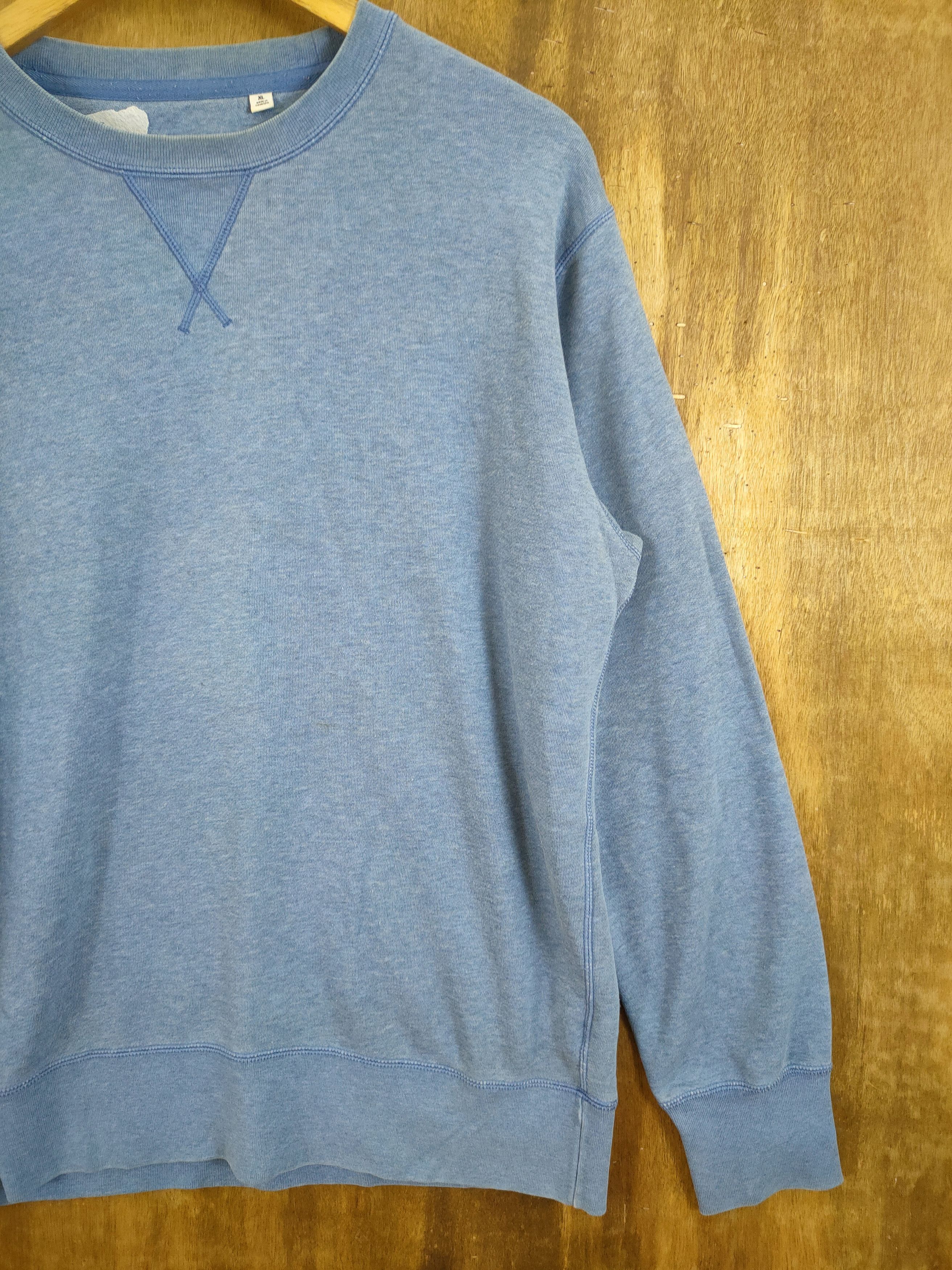 Uniqlo Uniqlo vintage faded sweatshirt japan #6176 Size US XL / EU 56 / 4 - 3 Thumbnail