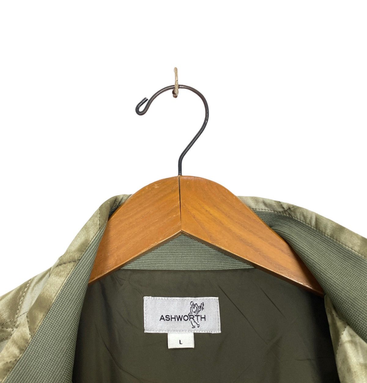 Ashworth Rare‼️ Ashworth Quilted Jacket Camouflage Design Large Size Size US L / EU 52-54 / 3 - 6 Thumbnail