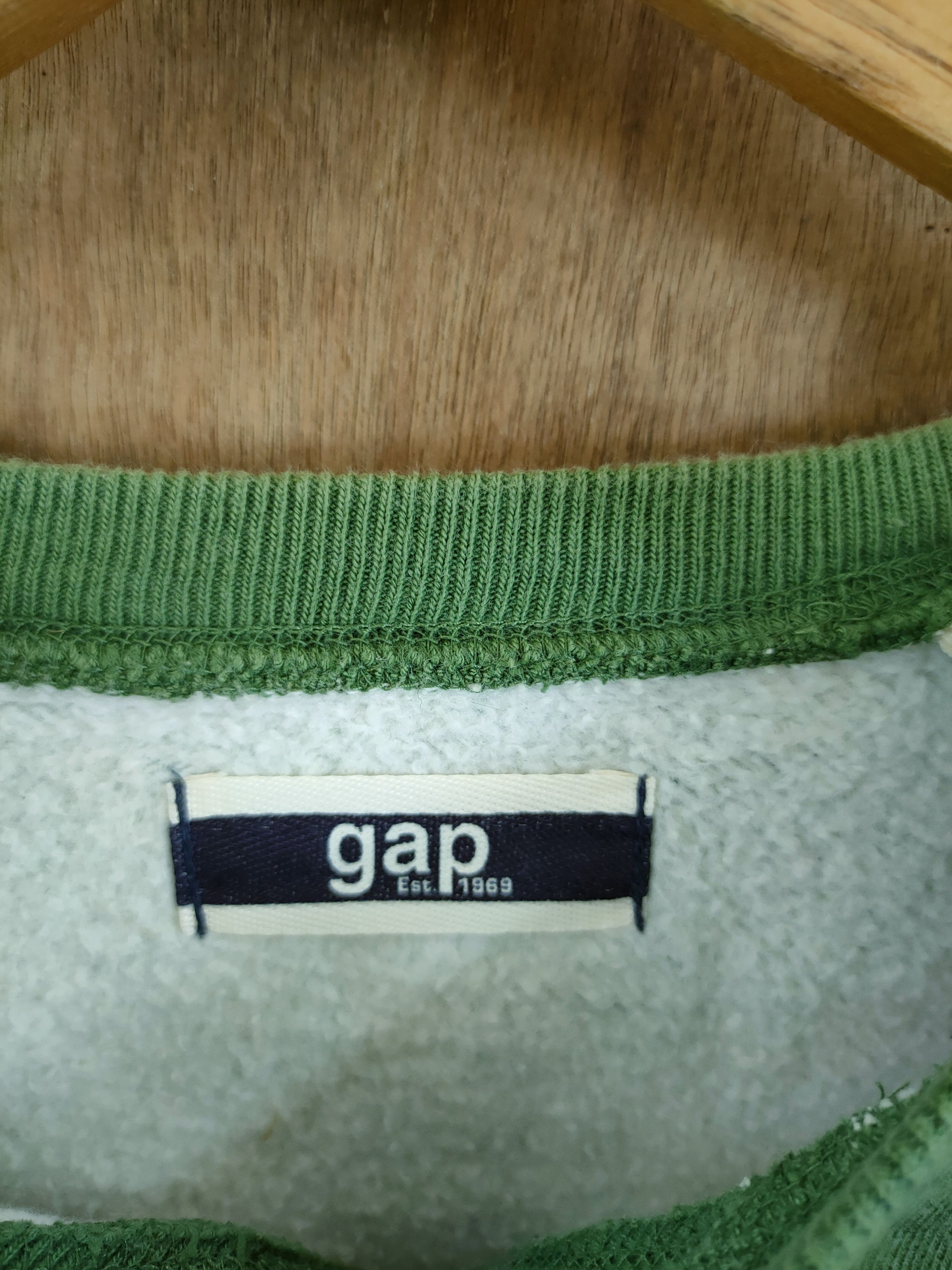 Gap Gap plain green vintage sweatshirt #46-6131 Size US M / EU 48-50 / 2 - 7 Thumbnail