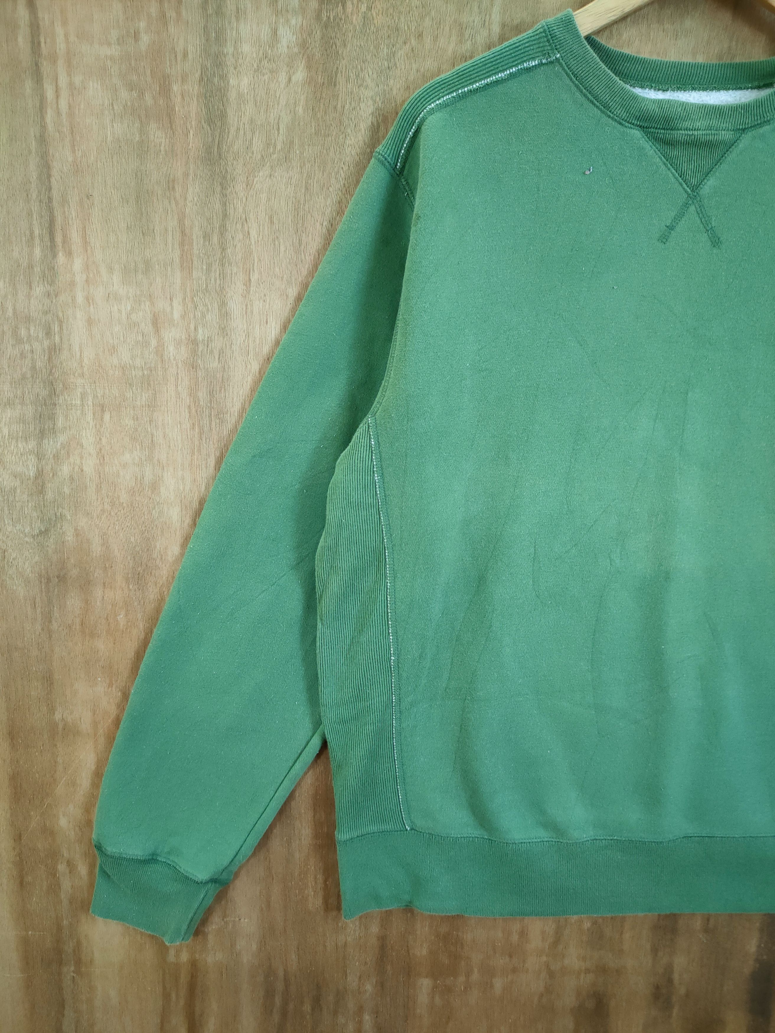 Gap Gap plain green vintage sweatshirt #46-6131 Size US M / EU 48-50 / 2 - 2 Thumbnail